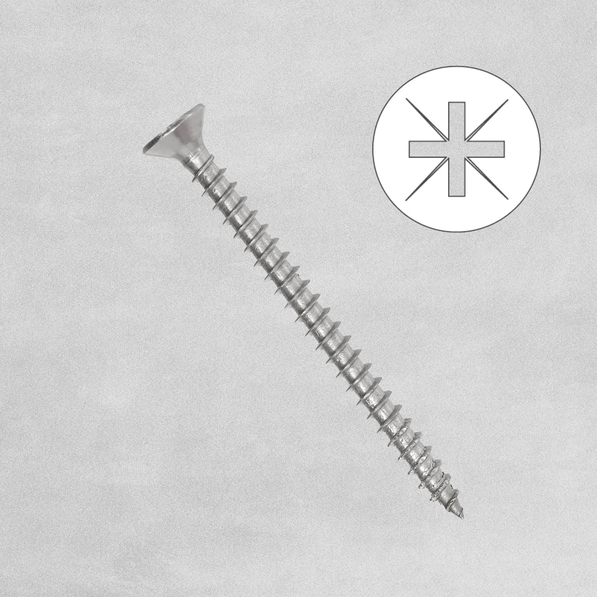 Perimeter Stainless Steel A2 Wood Screws - 3.5 x 40mm - Pack of 200