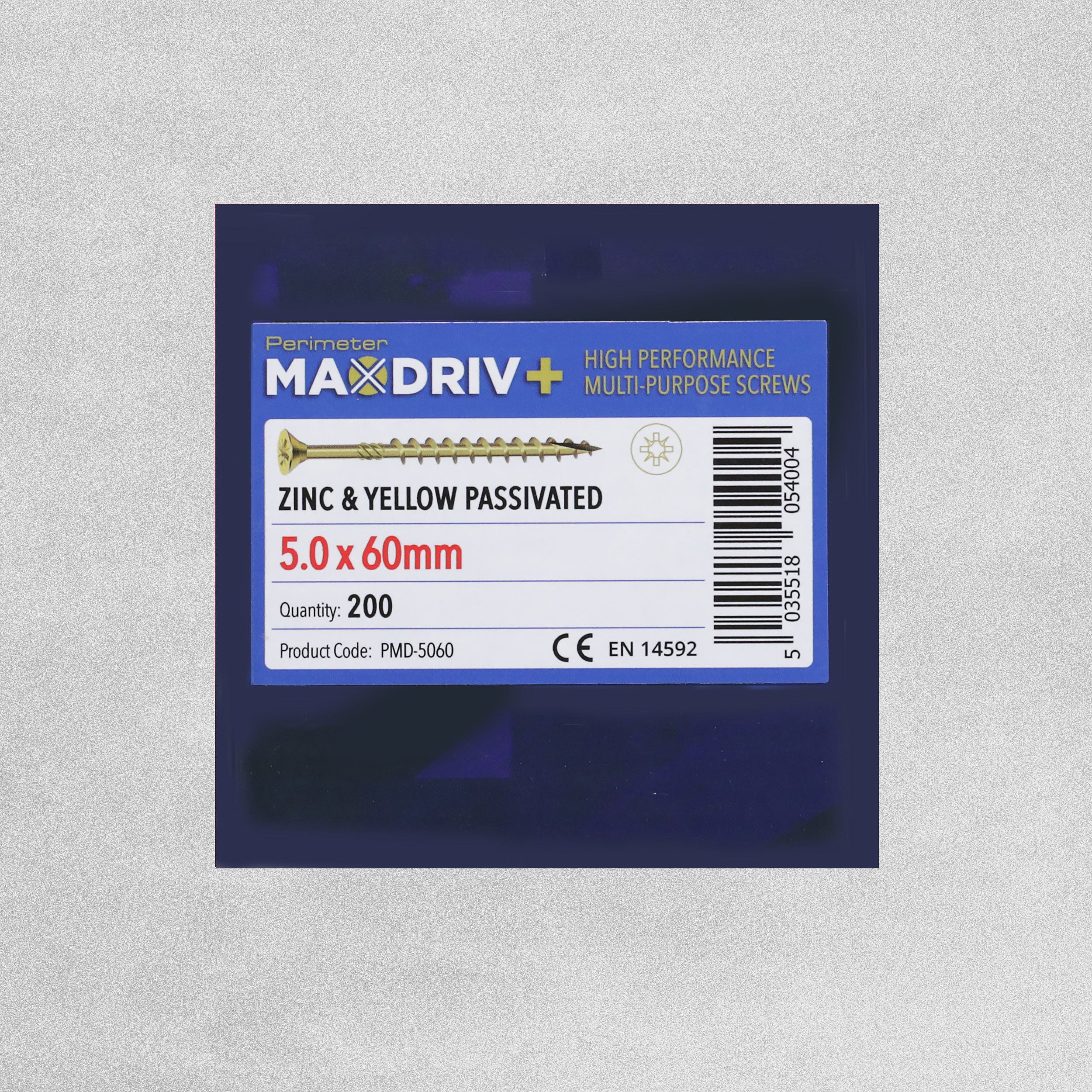 Perimeter MaxDriv Traditional Multi Purpose Screws 5.0 x 60mm - Pack of 200