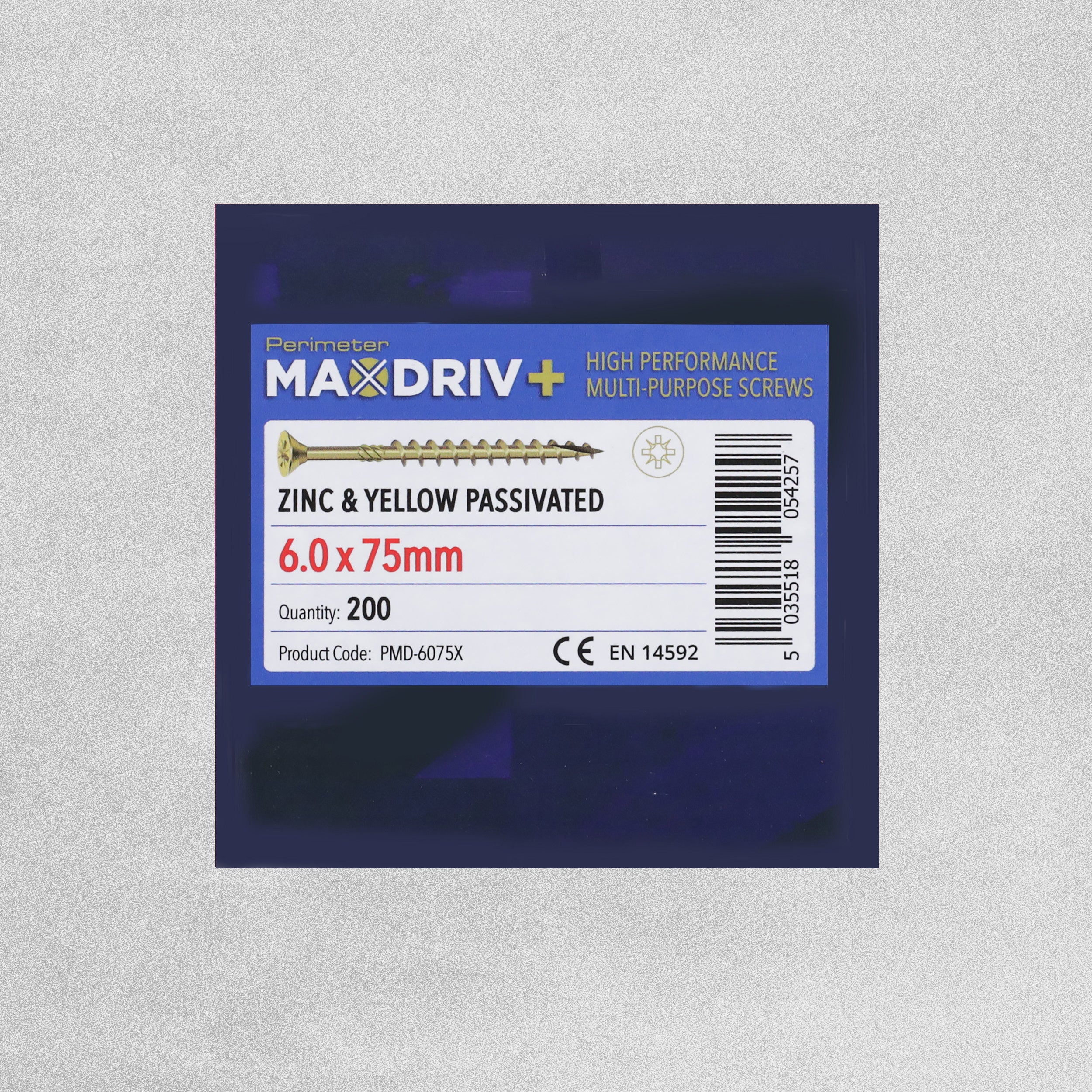 Perimeter MaxDriv Traditional Multi Purpose Screws 6.0 x 75mm - Pack of 200