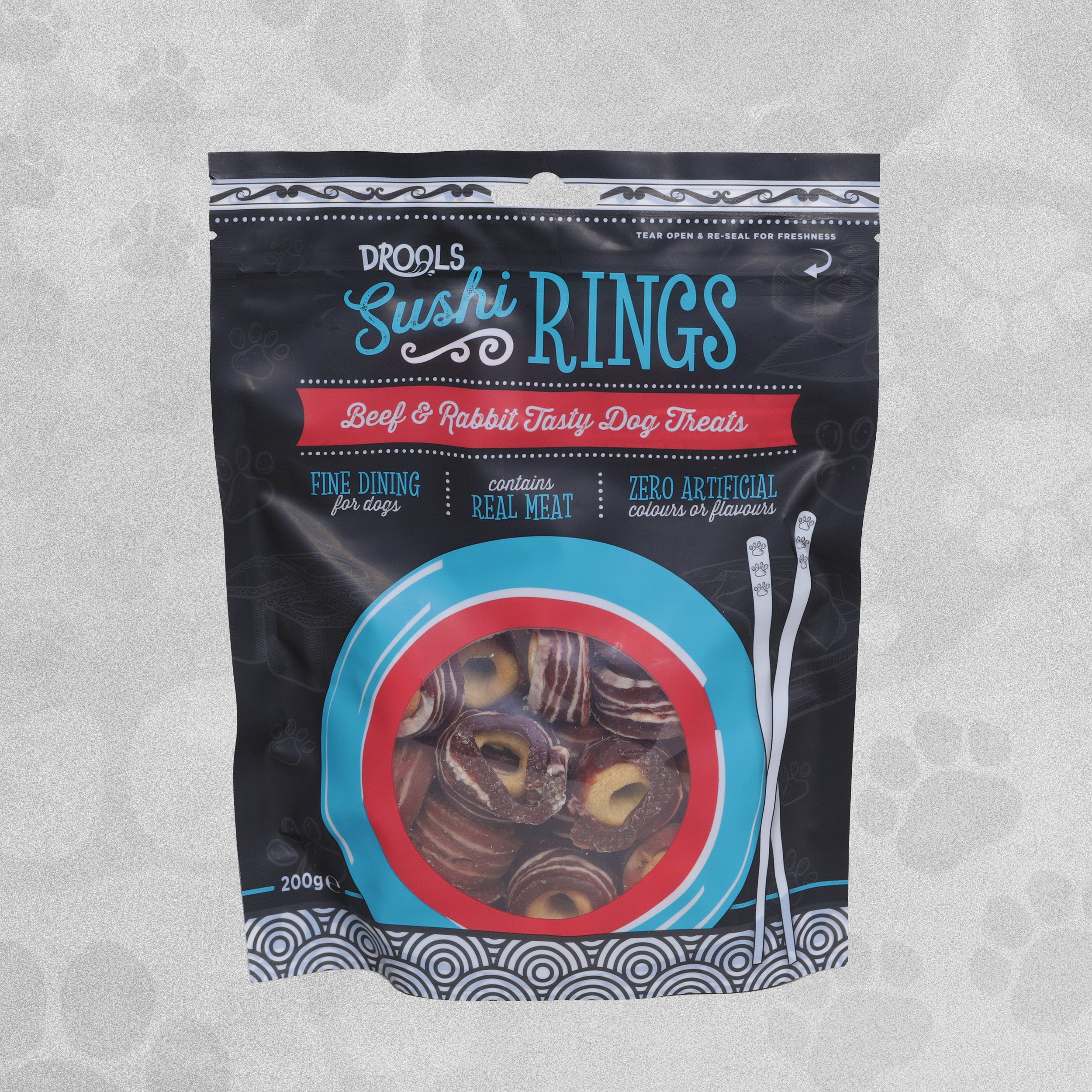 Drools Sushi Rings Tasty Dog Treats 200g Various Flavours