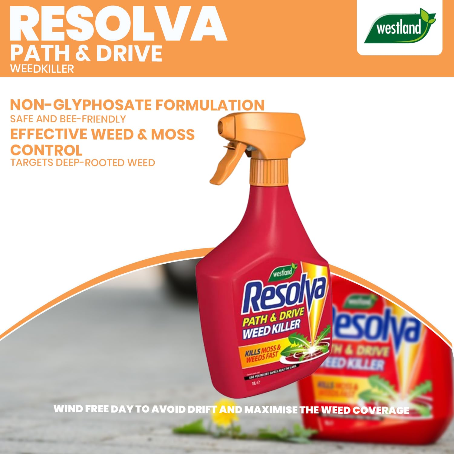 Resolva Path & Drive Weedkiller RTU 1L