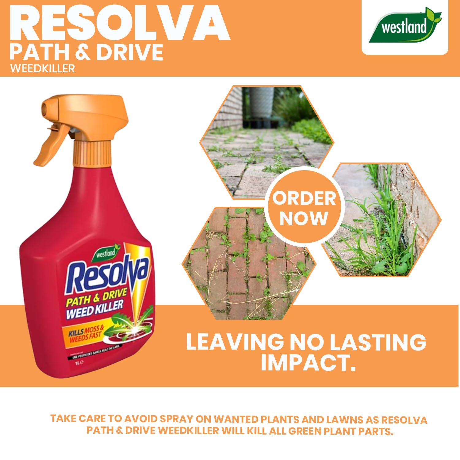 Resolva Path & Drive Weedkiller RTU 1L