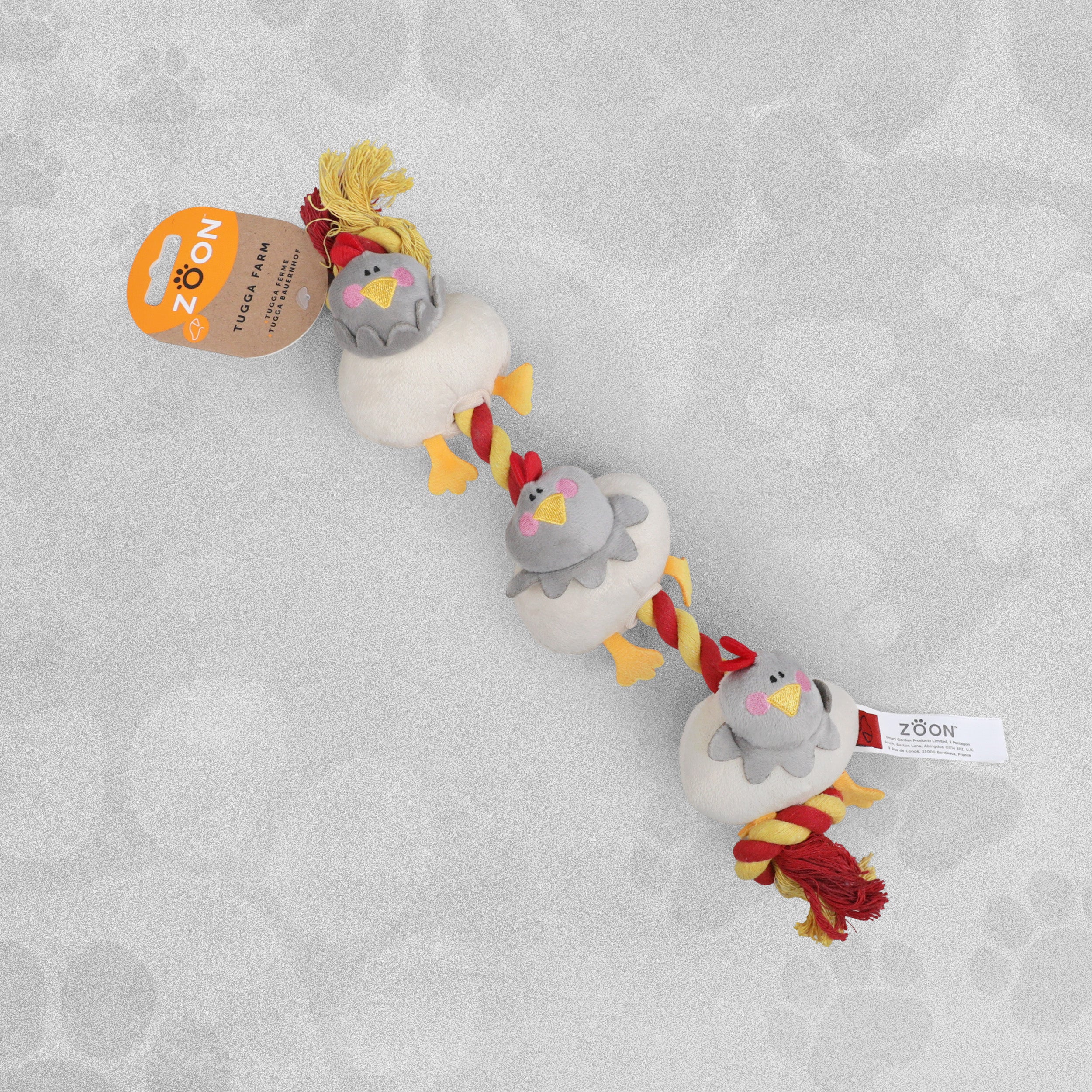 Zoon Tugga Farm Dog Toy (Assorted Designs)