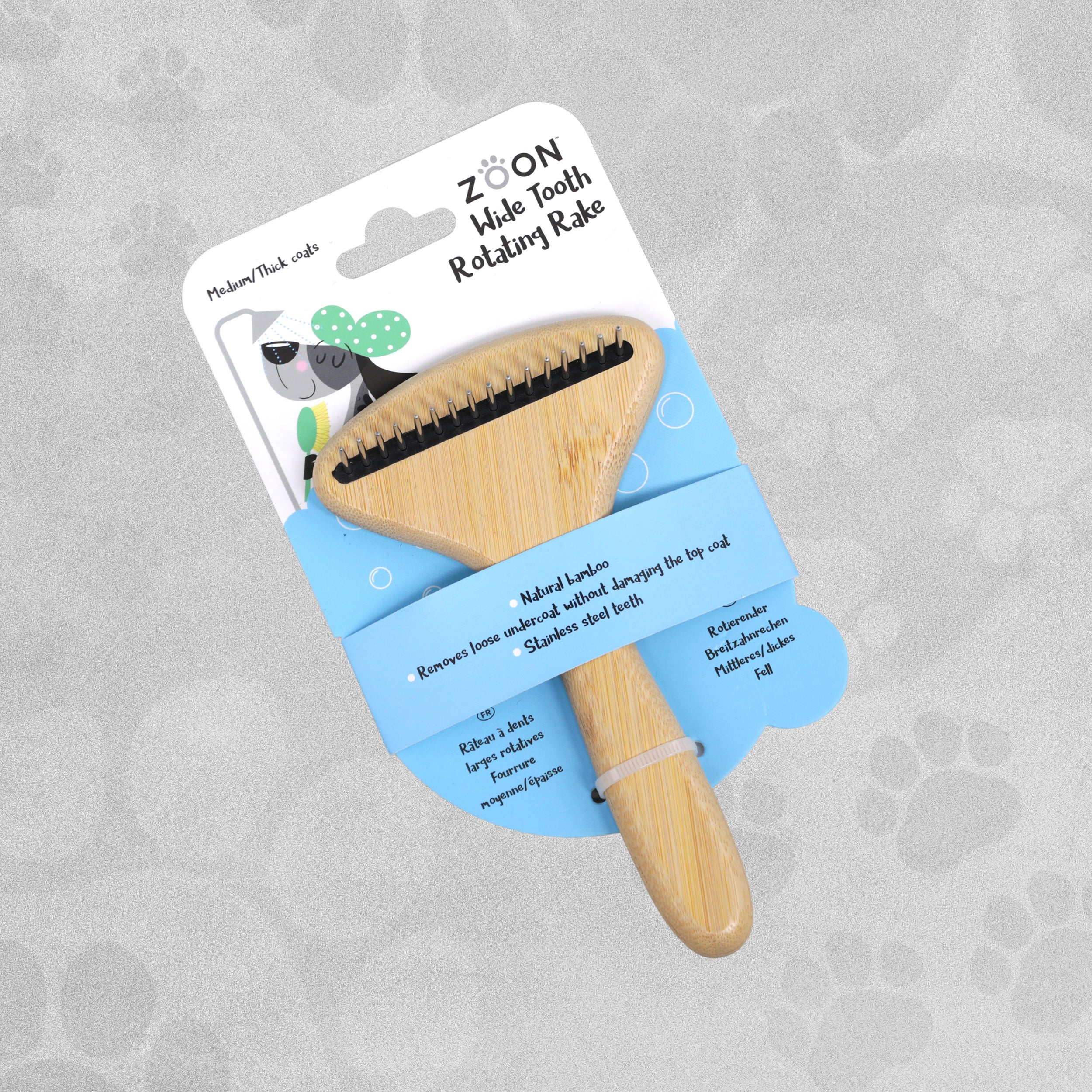 Zoon Rotating Rake - Wide 16 Teeth