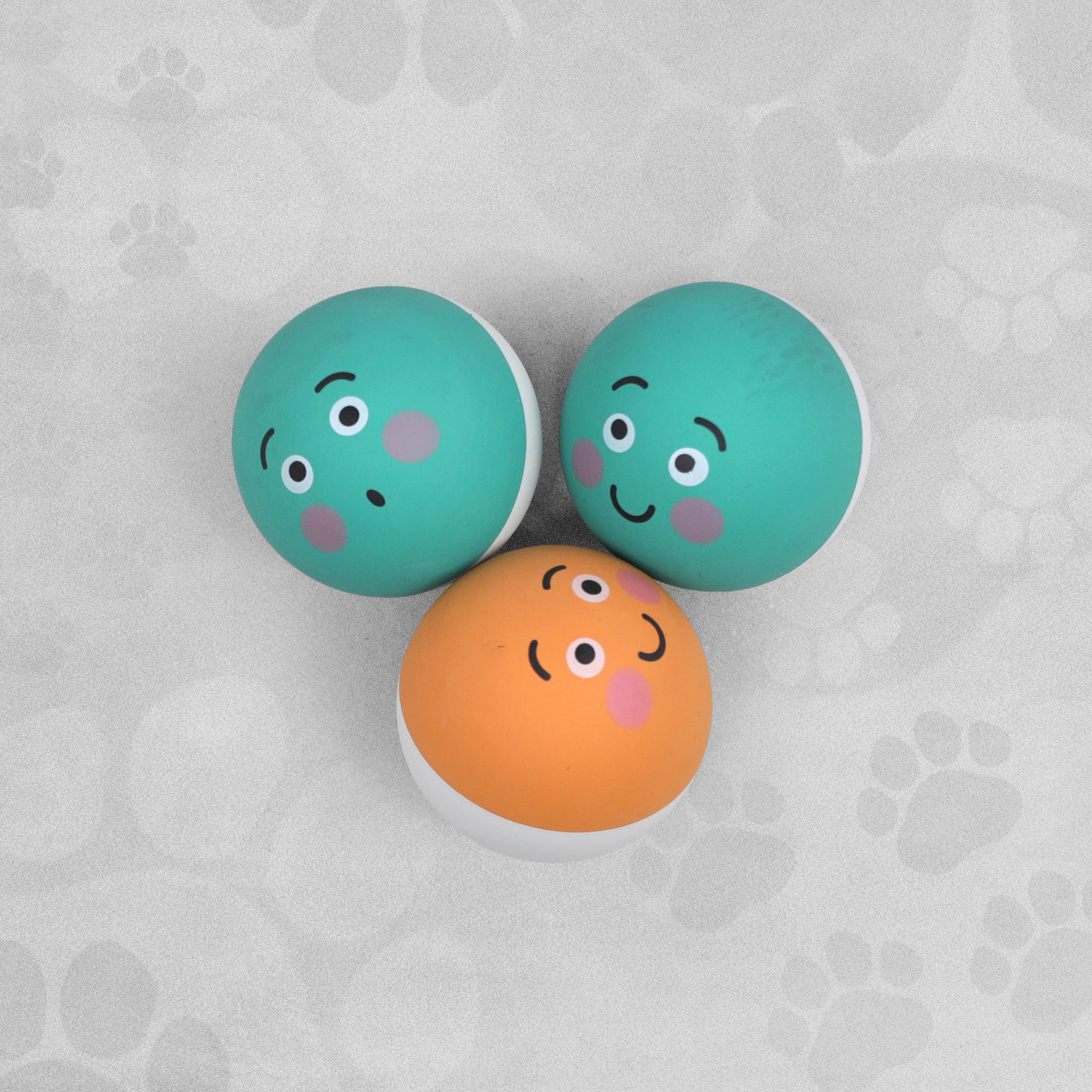 Dog Bounce Balls - mini - 5cm - 3pcs