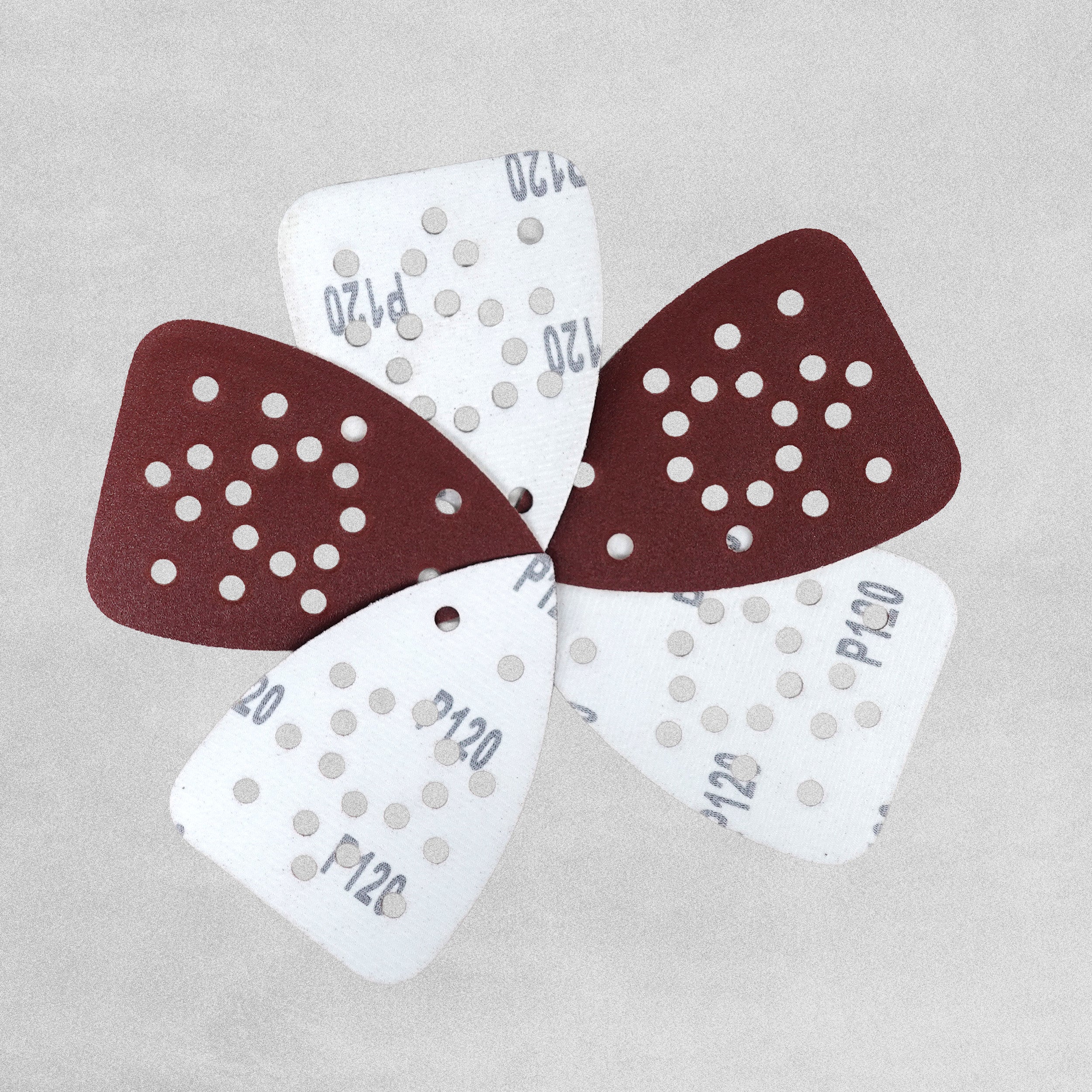 Dekton Hook & Loop Detail Sanding Pads 100mm x 140mm - Fine