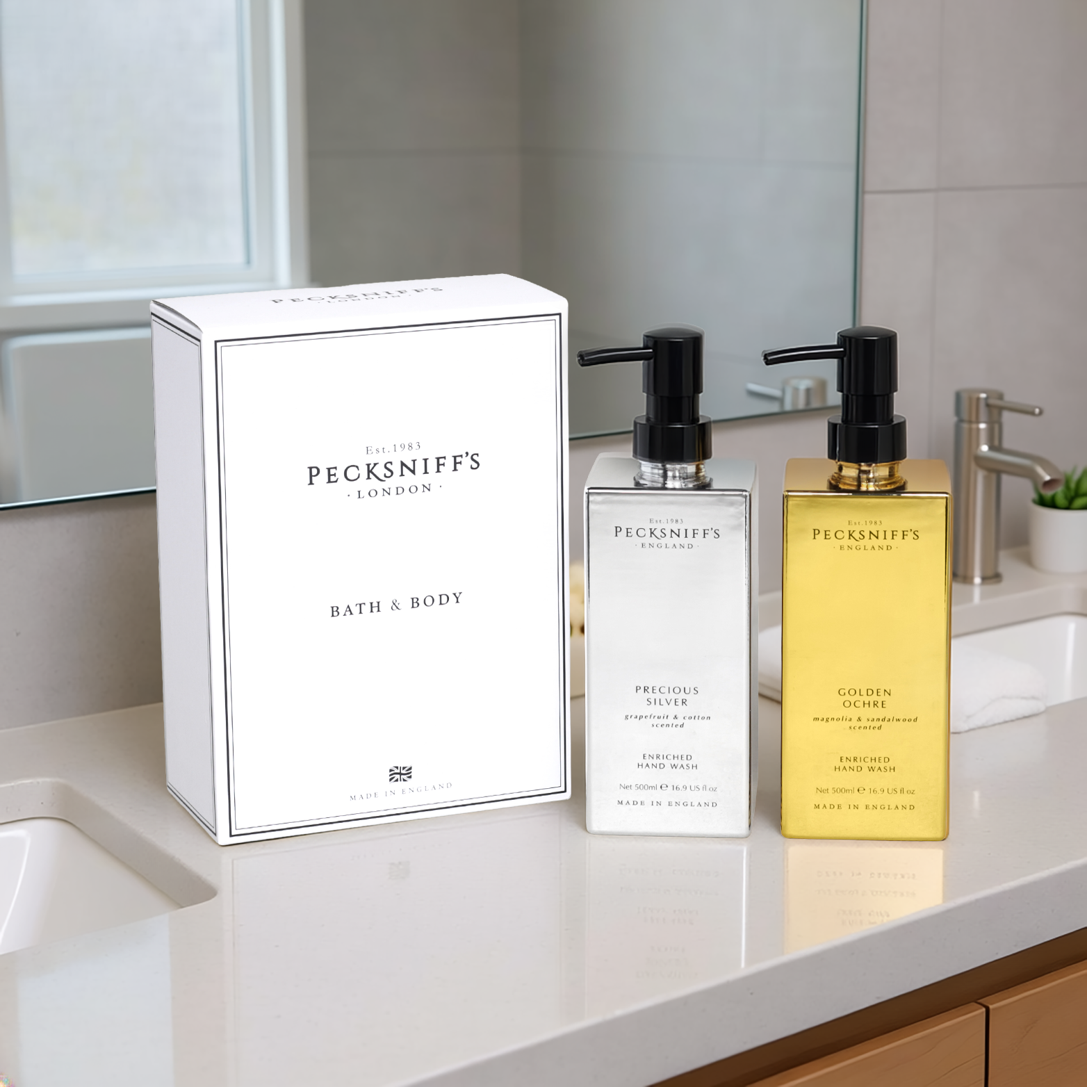 Pecksniff's Jewel Scented Bath Foam - 500ml - Various Scents Available