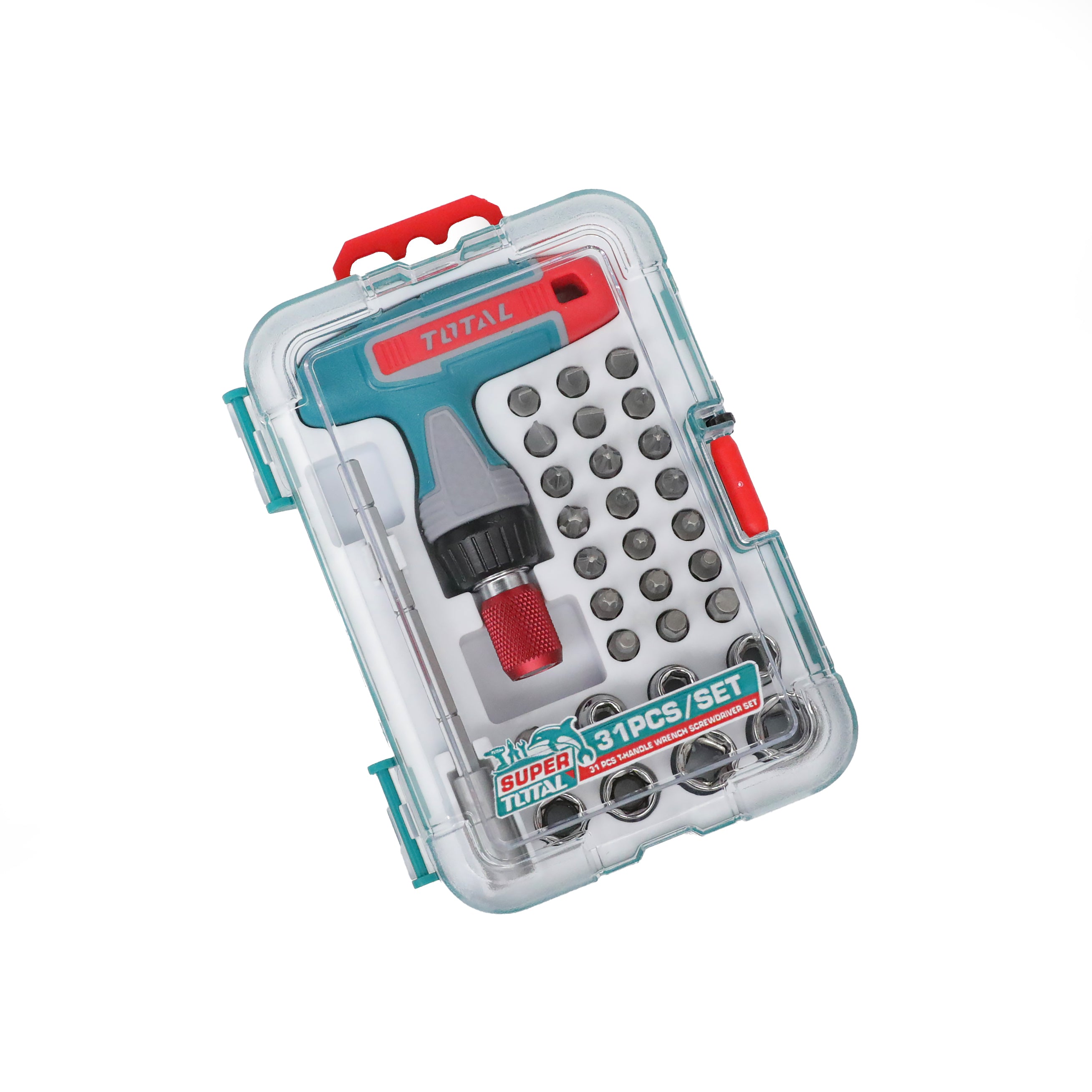 Total 31 Piece T-Handle Screwdriver Set - TACSD30316