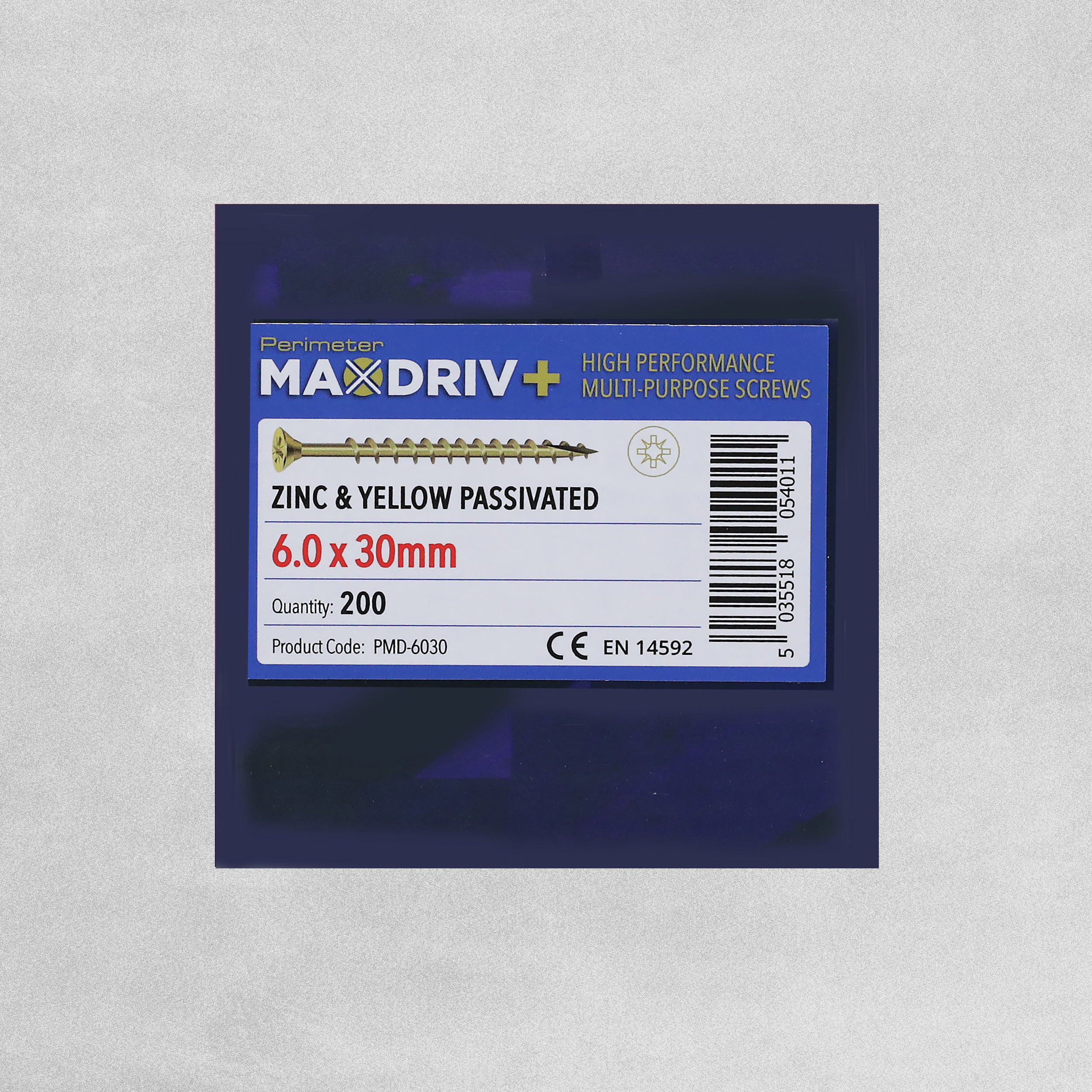 Perimeter MaxDriv Traditional Multi Purpose Screws 6.0 x 30mm - Pack of 200