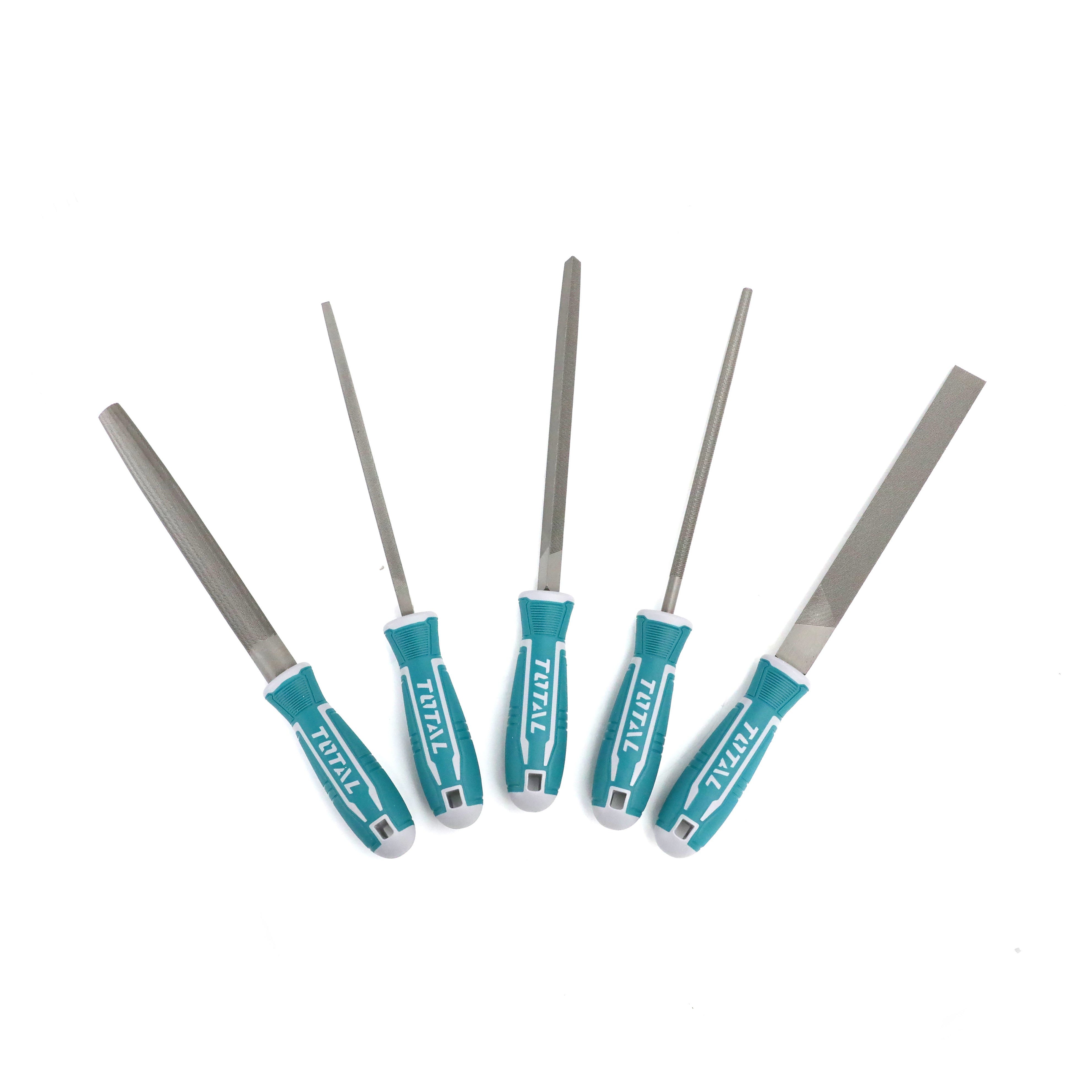 Total 5pcs Steel File Set 200m (8") - THT918516