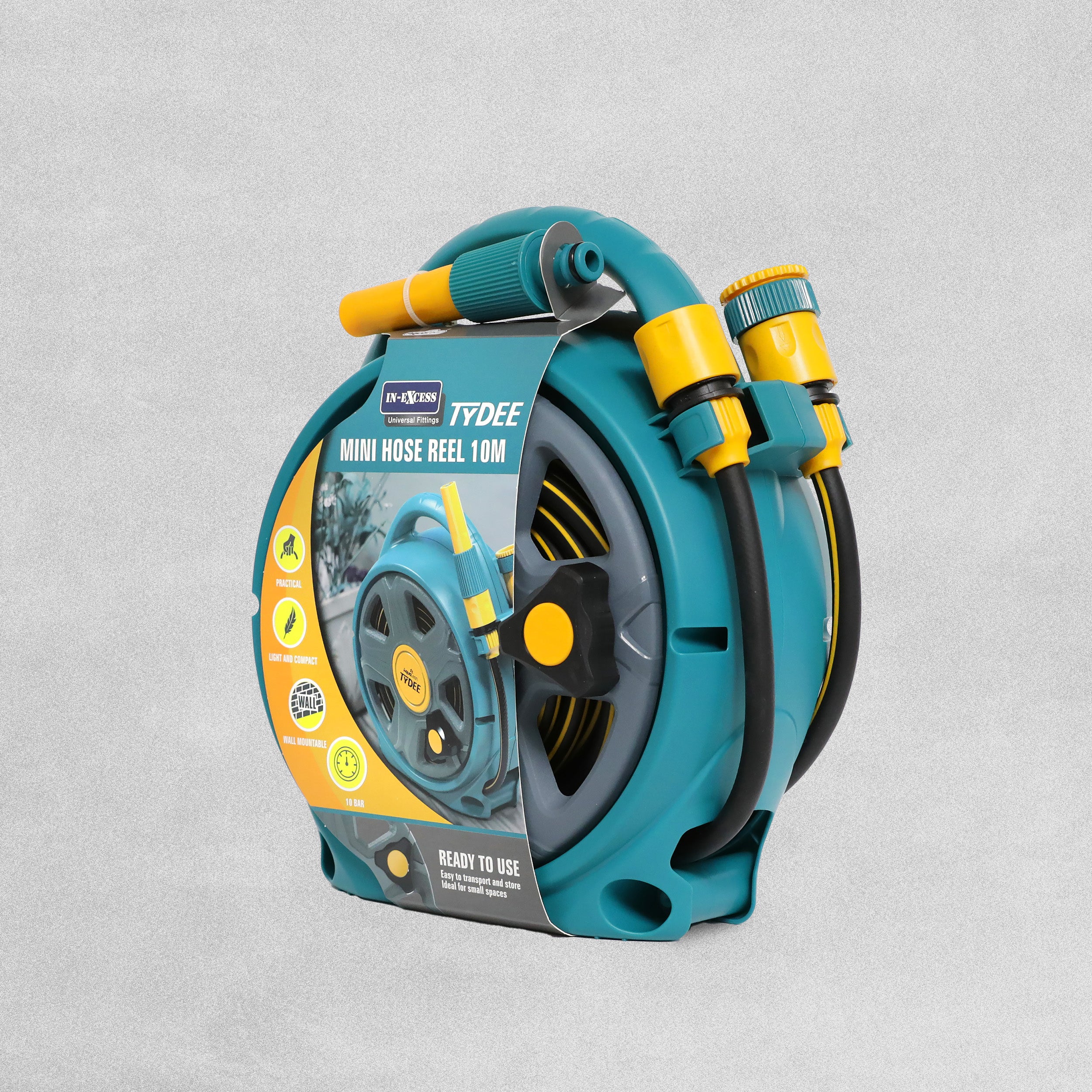 In-Excess Aqualean Tydee Mini Hose Reel - 10m