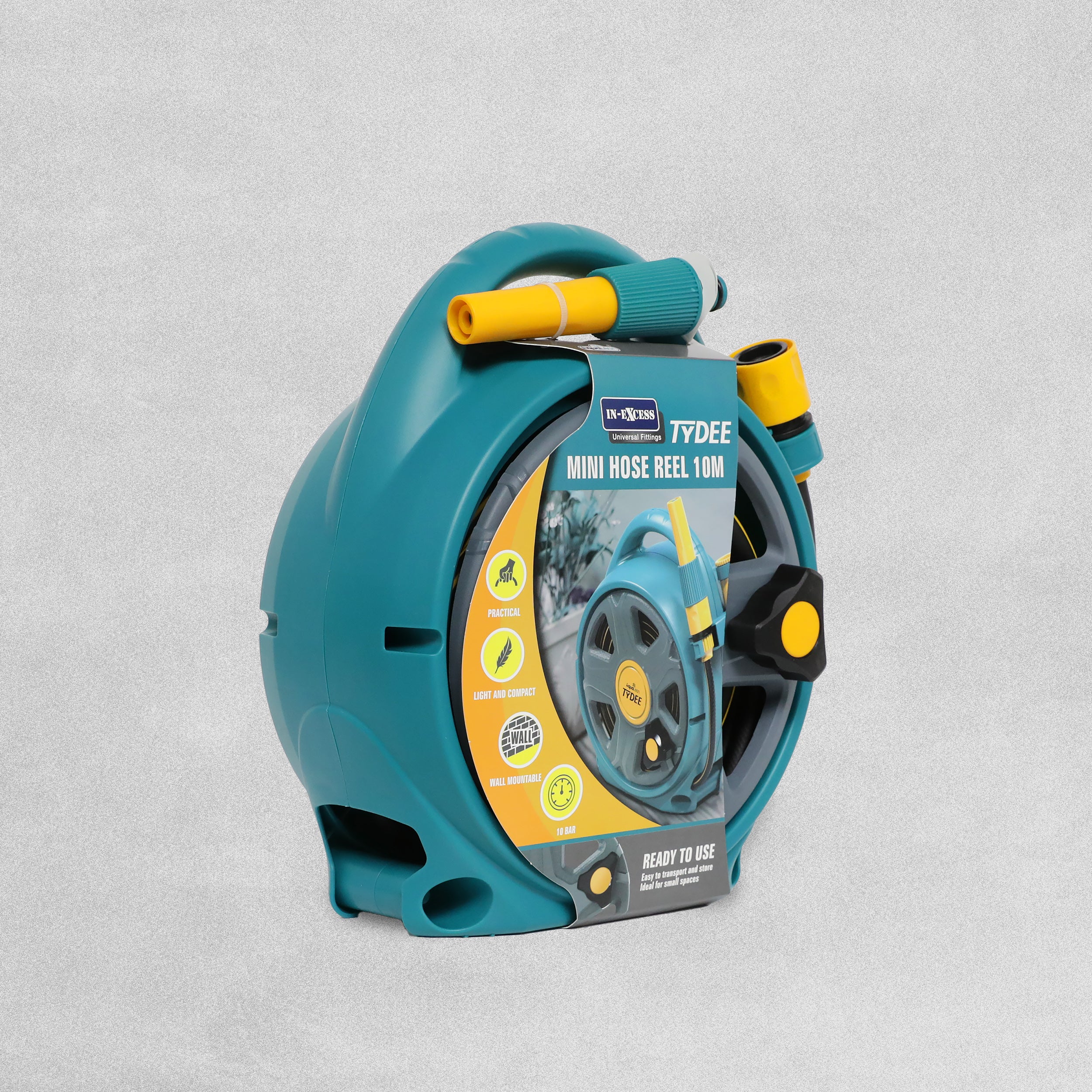 In-Excess Aqualean Tydee Mini Hose Reel - 10m
