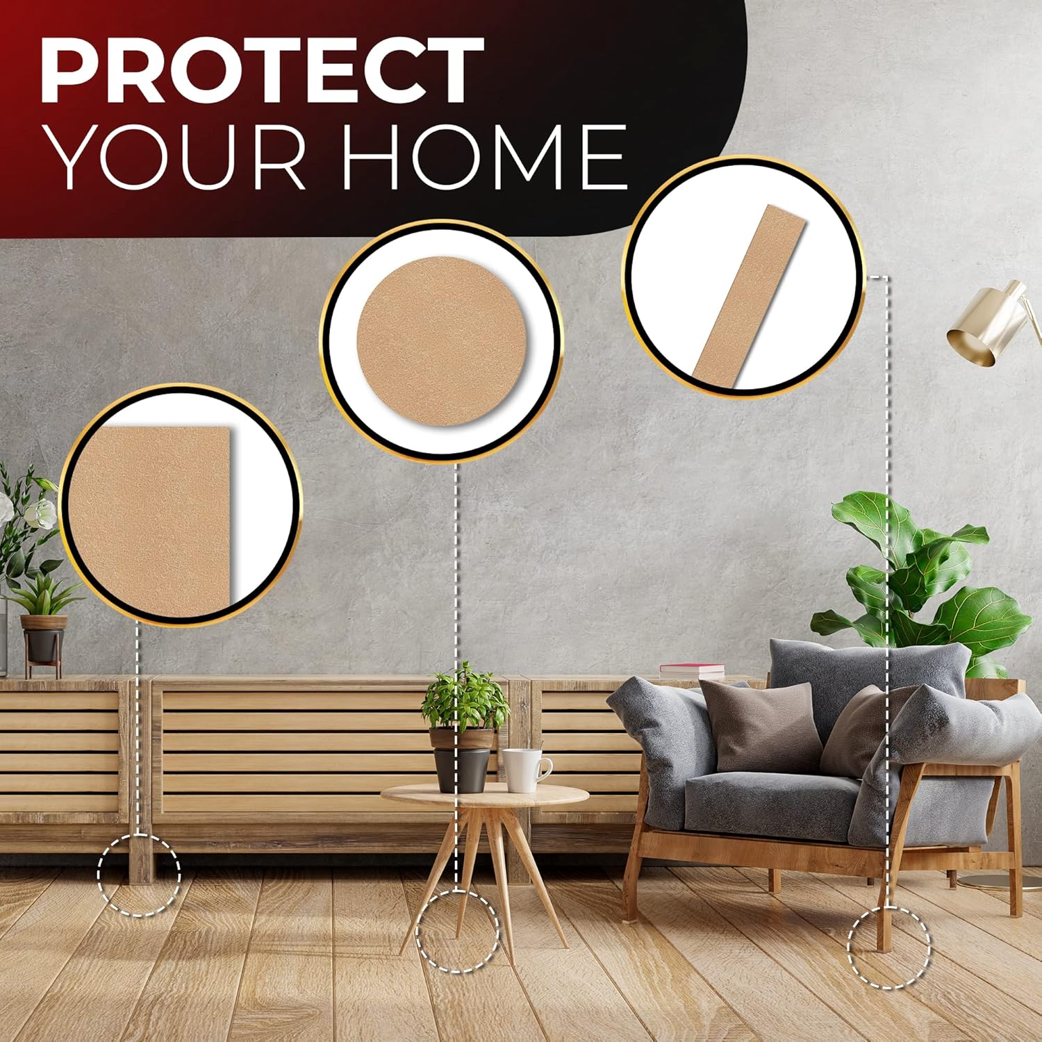 DIY Doctor Furniture Felt Pads - 310pcs