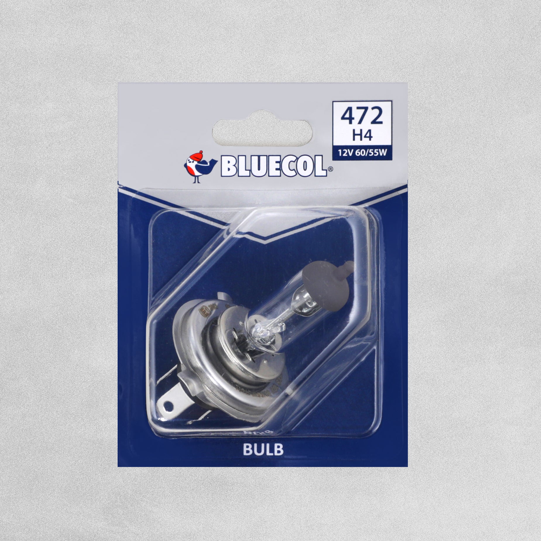 Bluecol 472 H4 12V 60/55W Headlight Bulb - 1pcs
