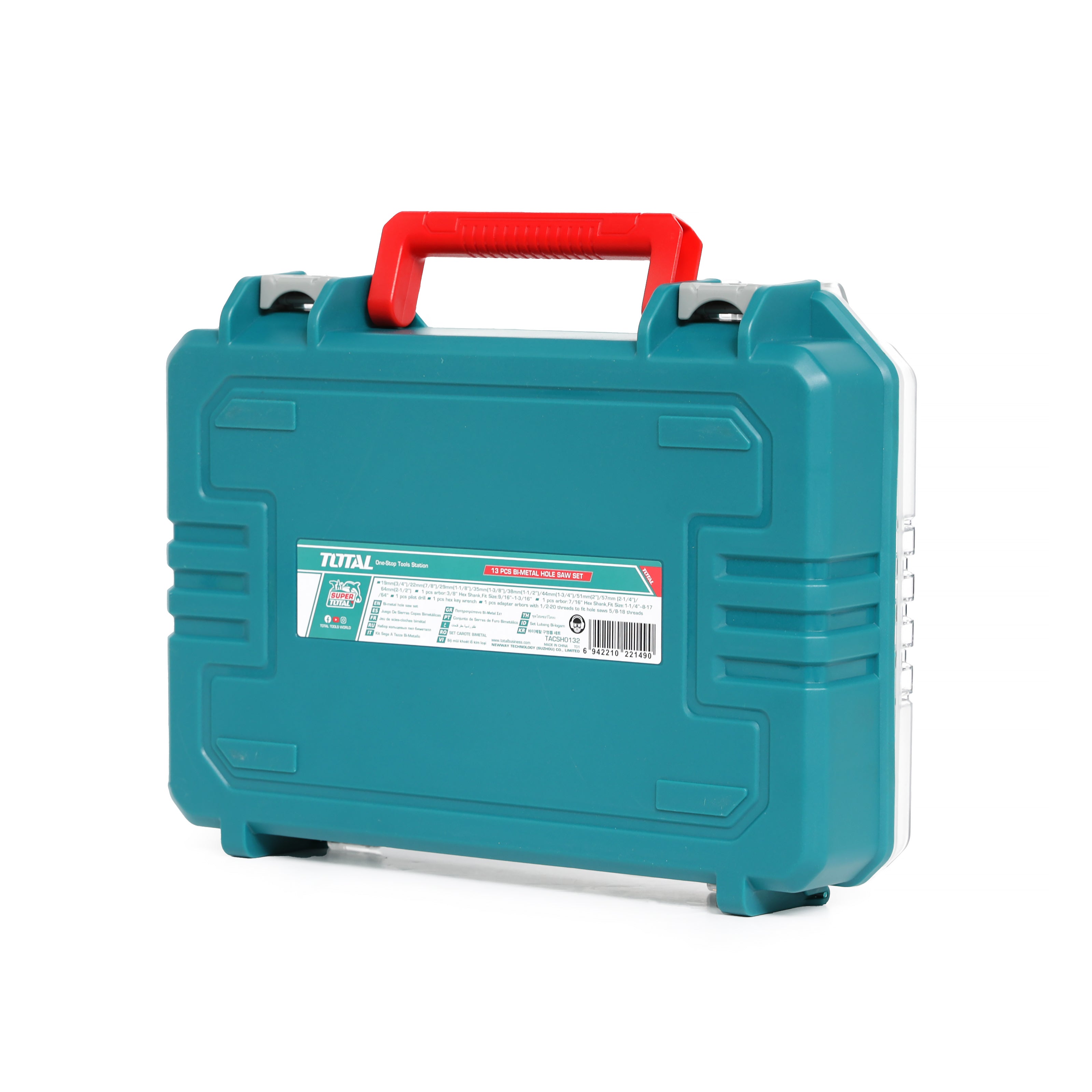 Total HSS Bi-Metal Hole Saw Set - TACSH0132