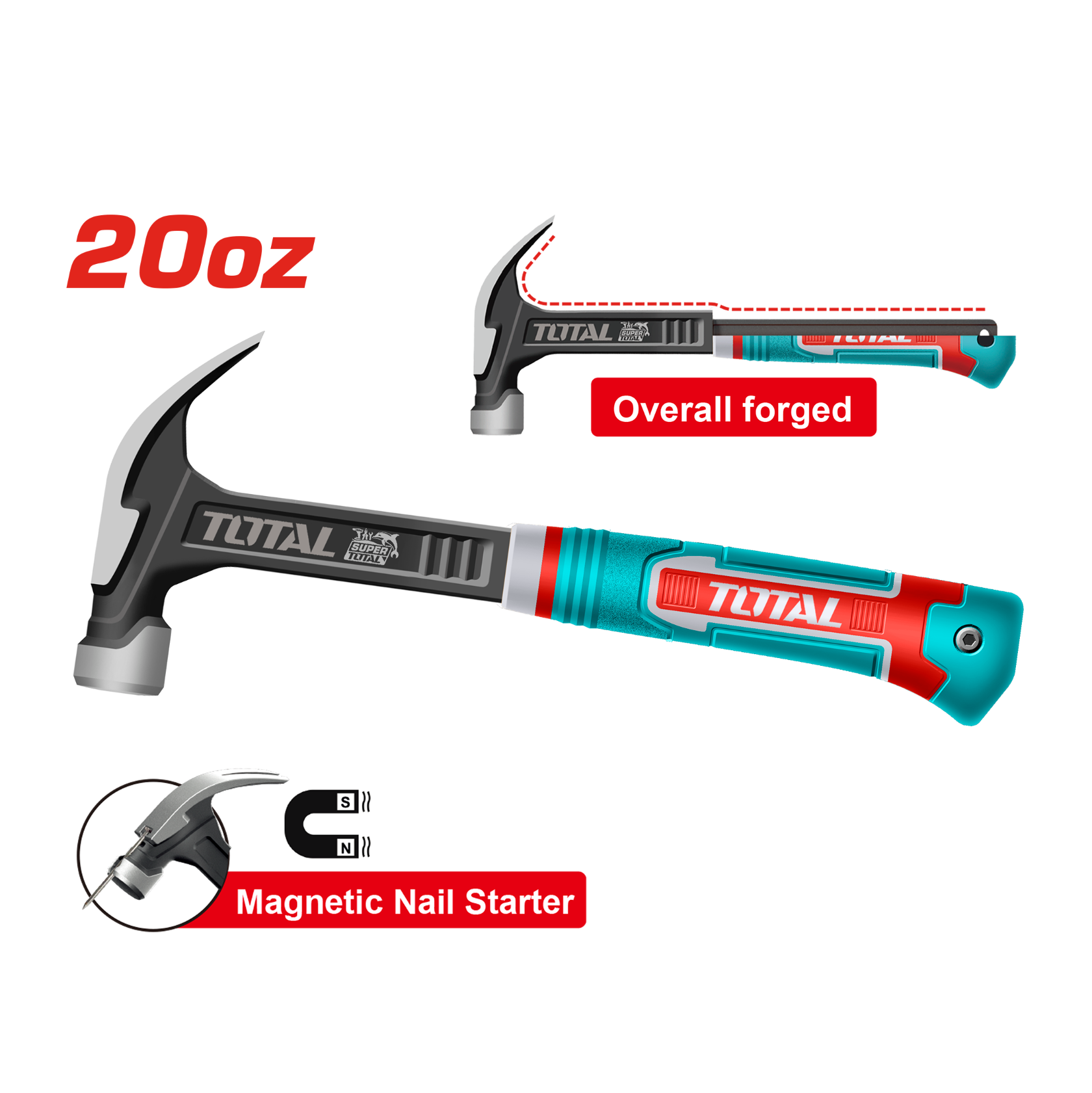 Total Claw Hammer - 20oz - THCH61020L