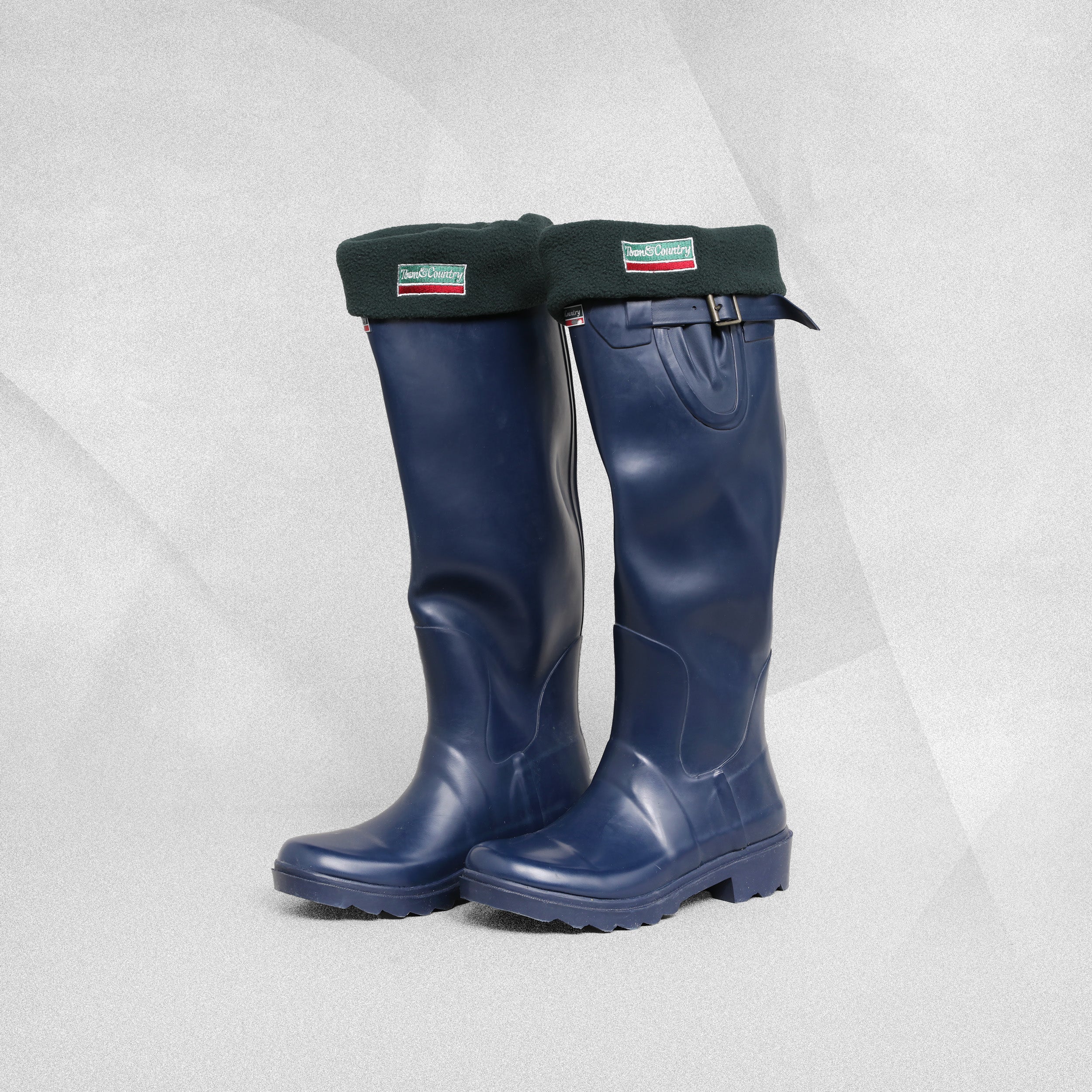 Town & Country Fleece Boot Sox - Wellington Boot Liners - Green