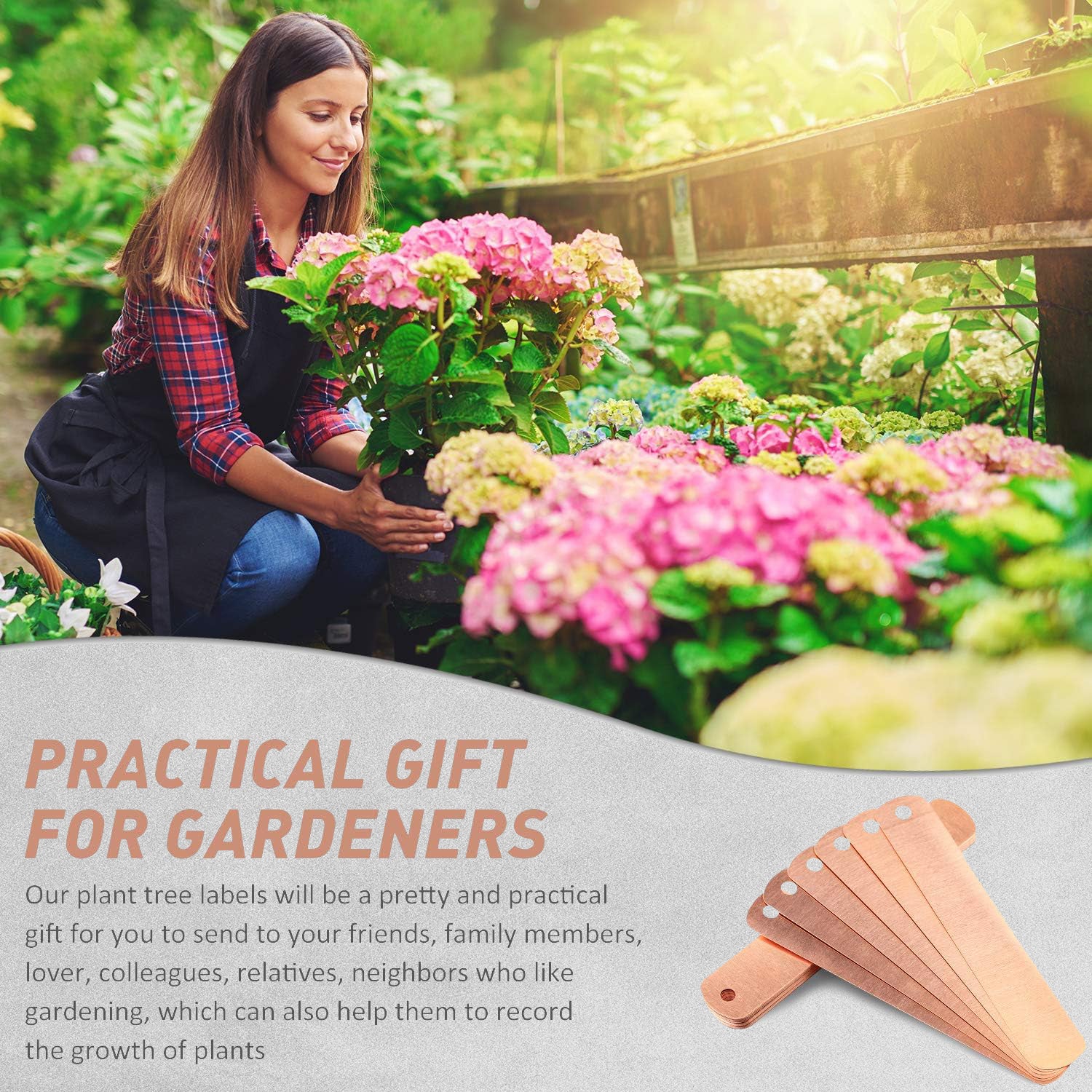 Copper Labels and Ties - 20pcs