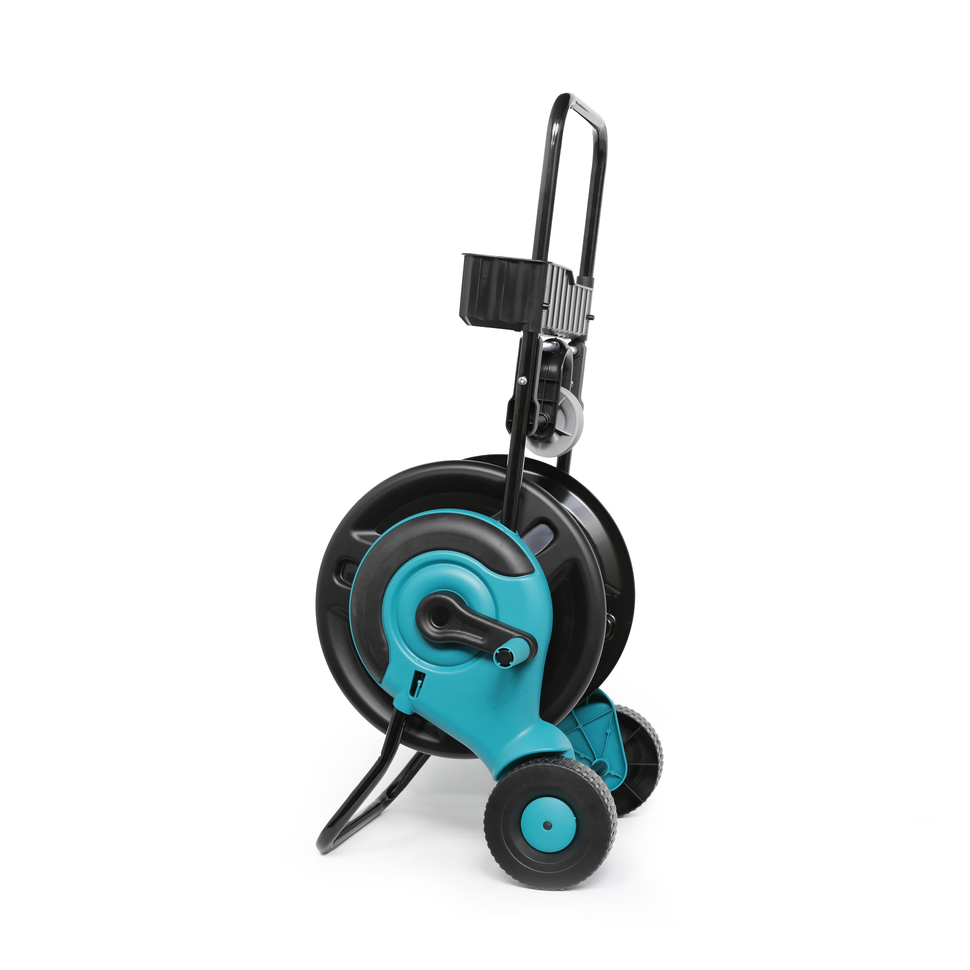 In-Excess Aqualean Premium Hose Cart with Hose Guide & Tool Tray