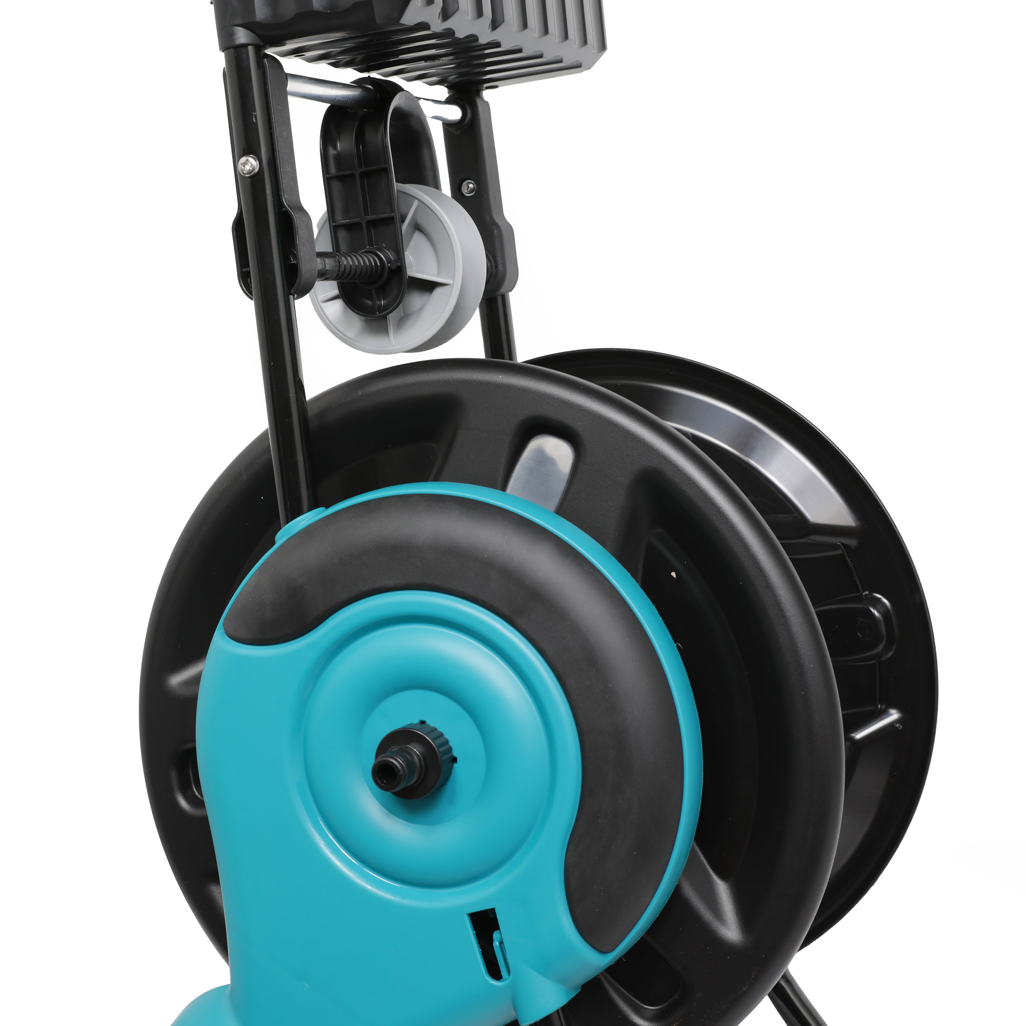 In-Excess Aqualean Premium Hose Cart with Hose Guide & Tool Tray