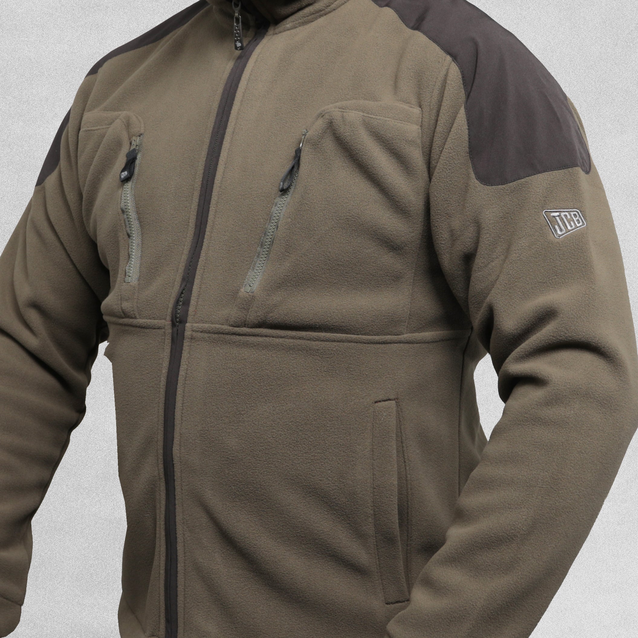 JCB Ladies Fleece Zip Neck Jacket