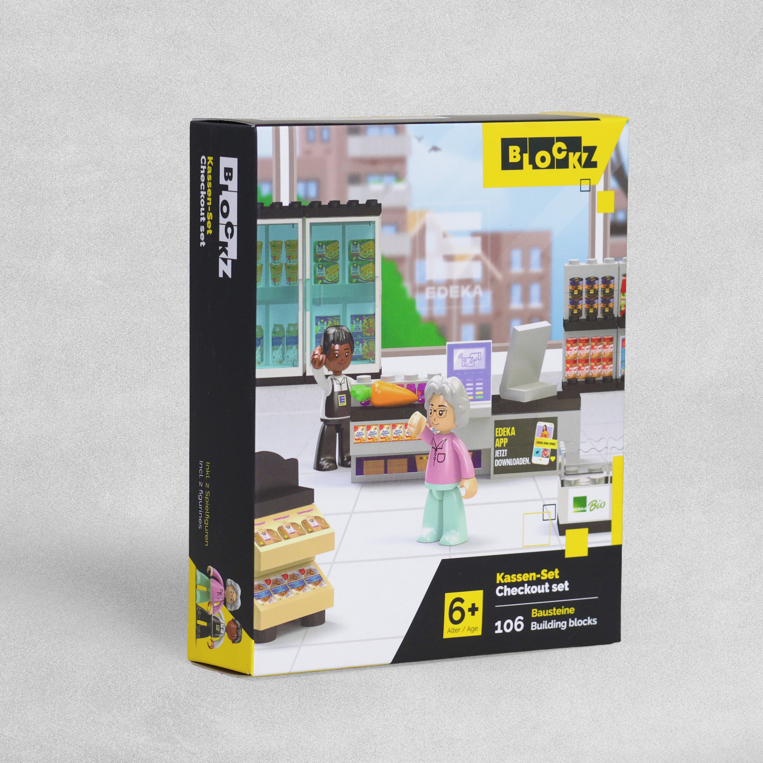 Blockz Buildable Checkout Set 106 Pieces Kids Shop Toy Age 6+