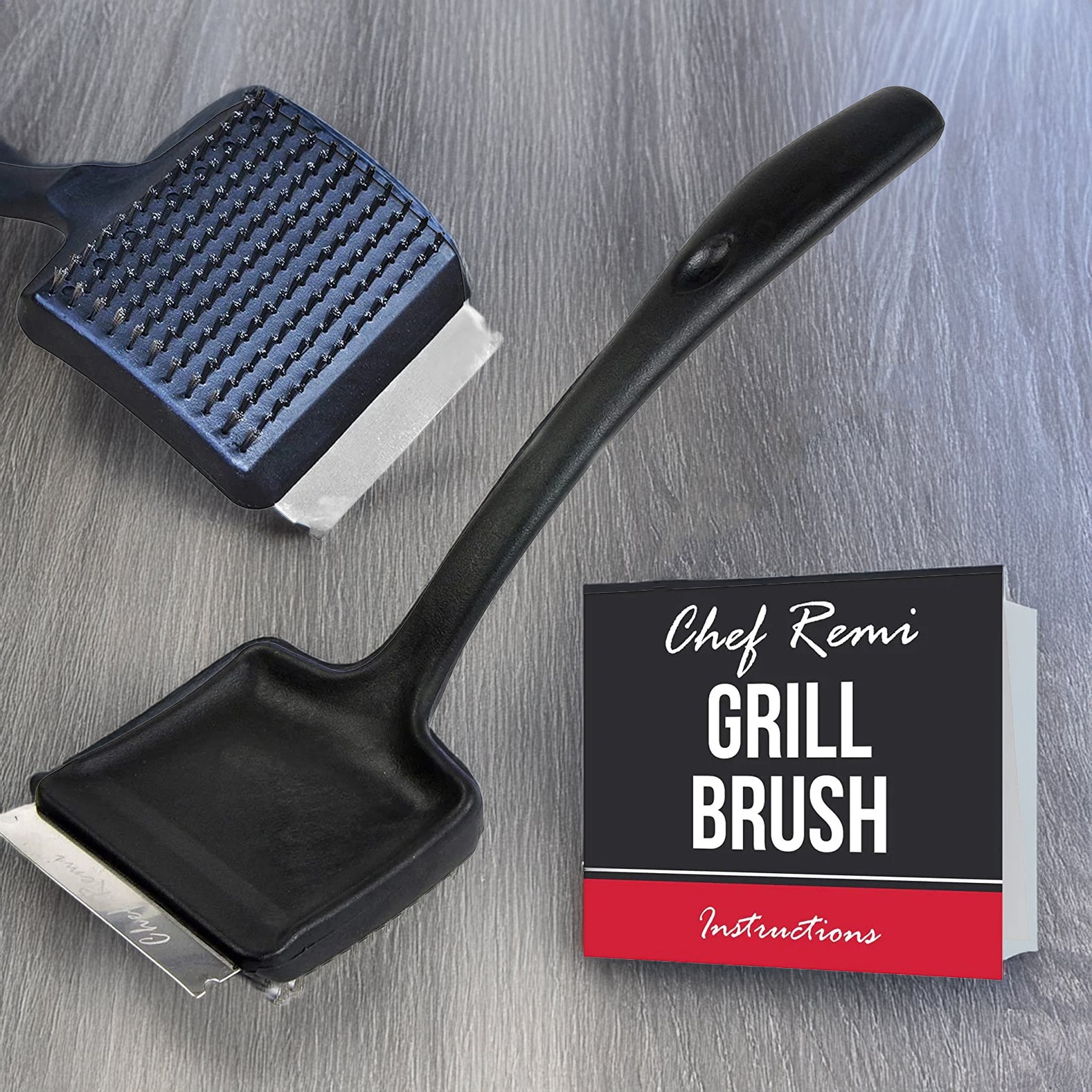 Chef Remi Barbeque Cleaning Brush | Grill Brush Scraper
