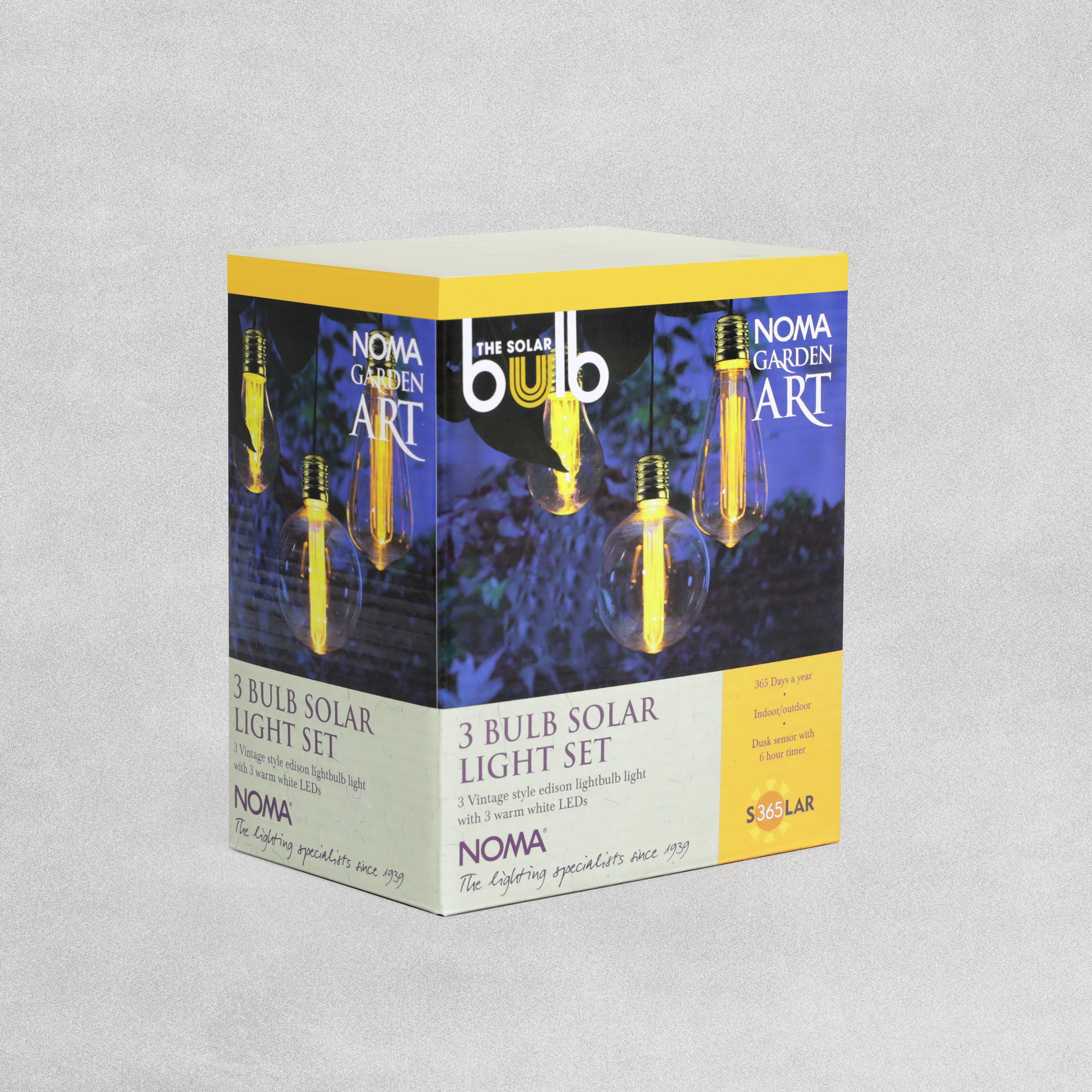 Noma 3 Bulb Solar Light Set