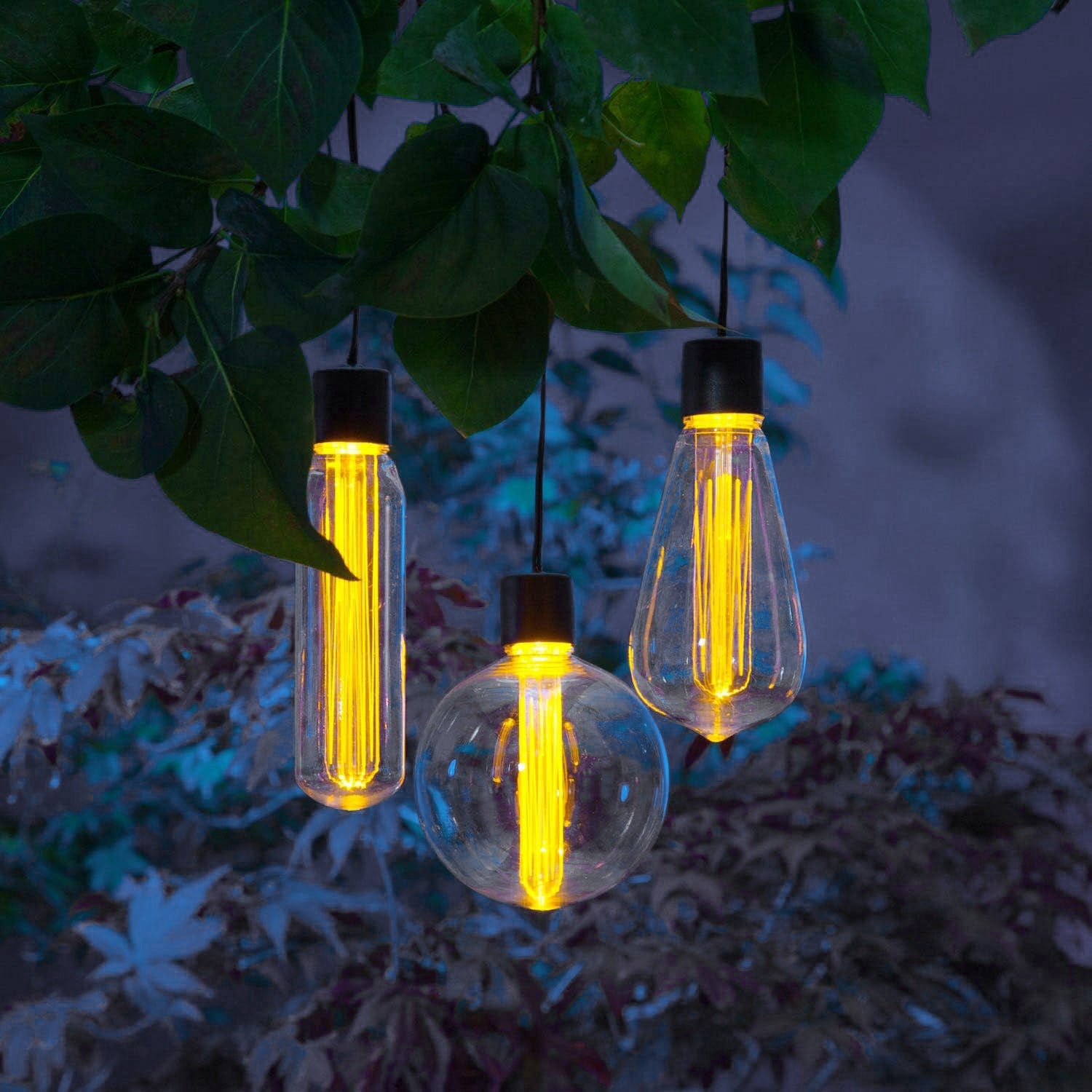 Noma 3 Bulb Solar Light Set