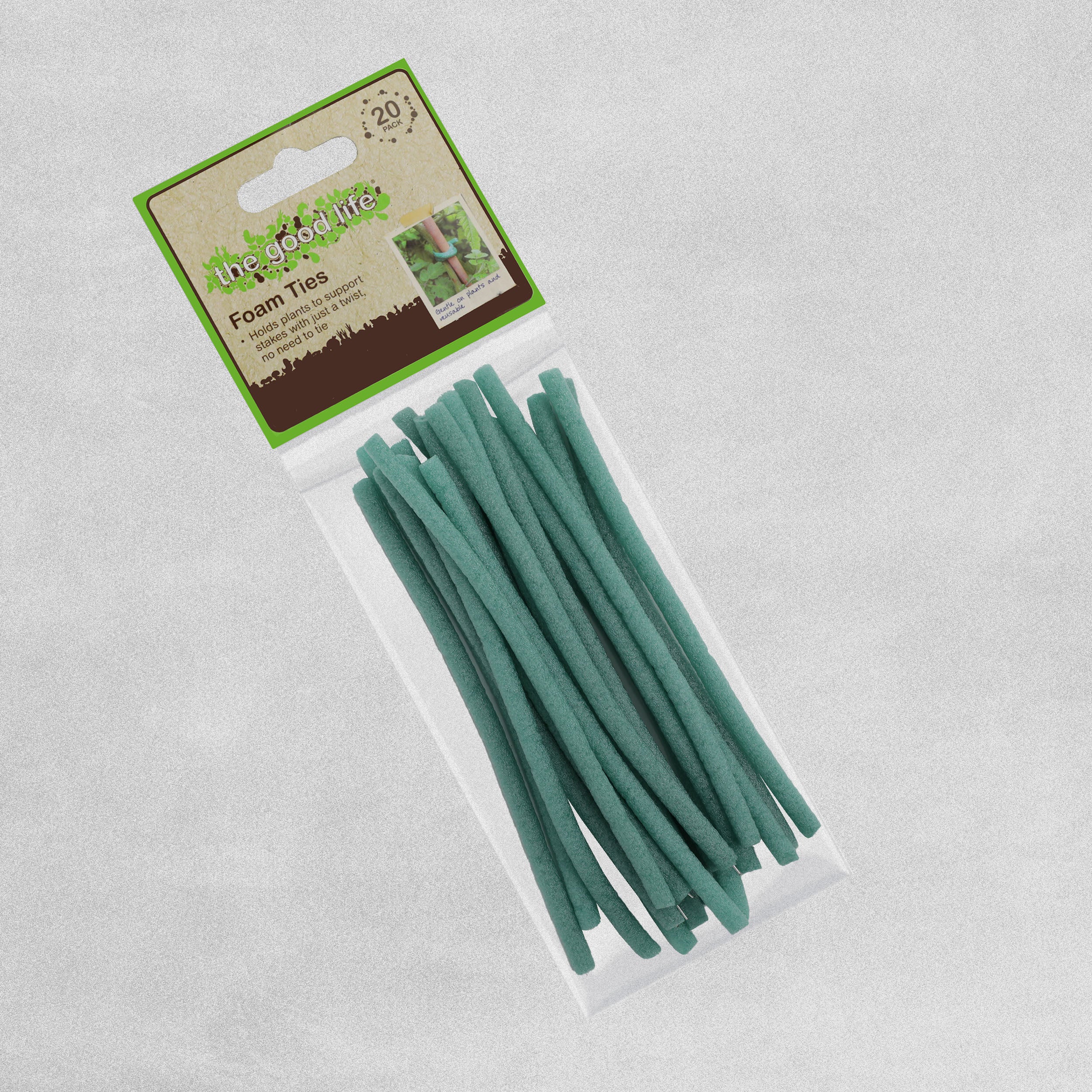 The Good Life 20cm Foam Ties - 20 Pack