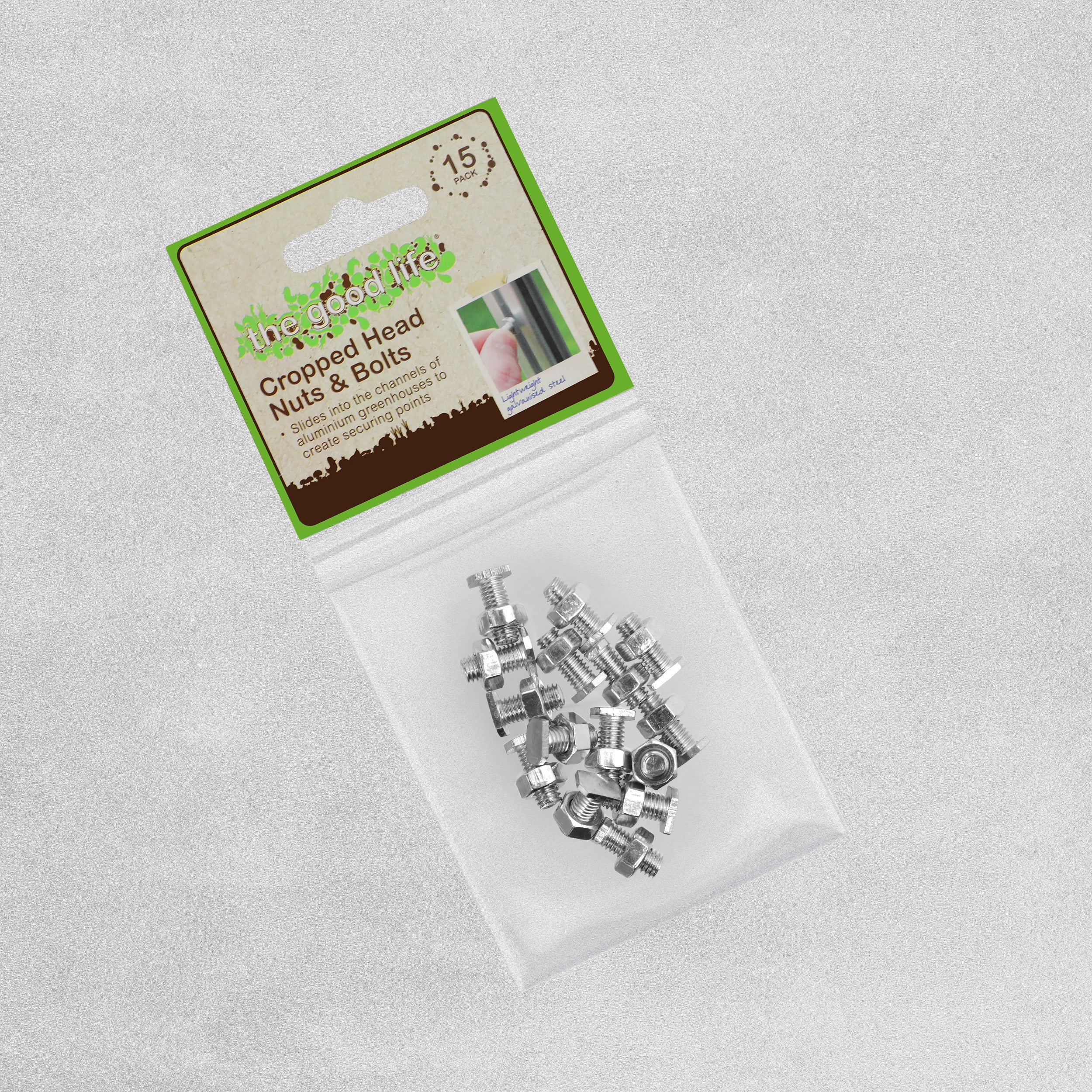 The Good Life Cropped Head Nuts and Bolts - 15pcs
