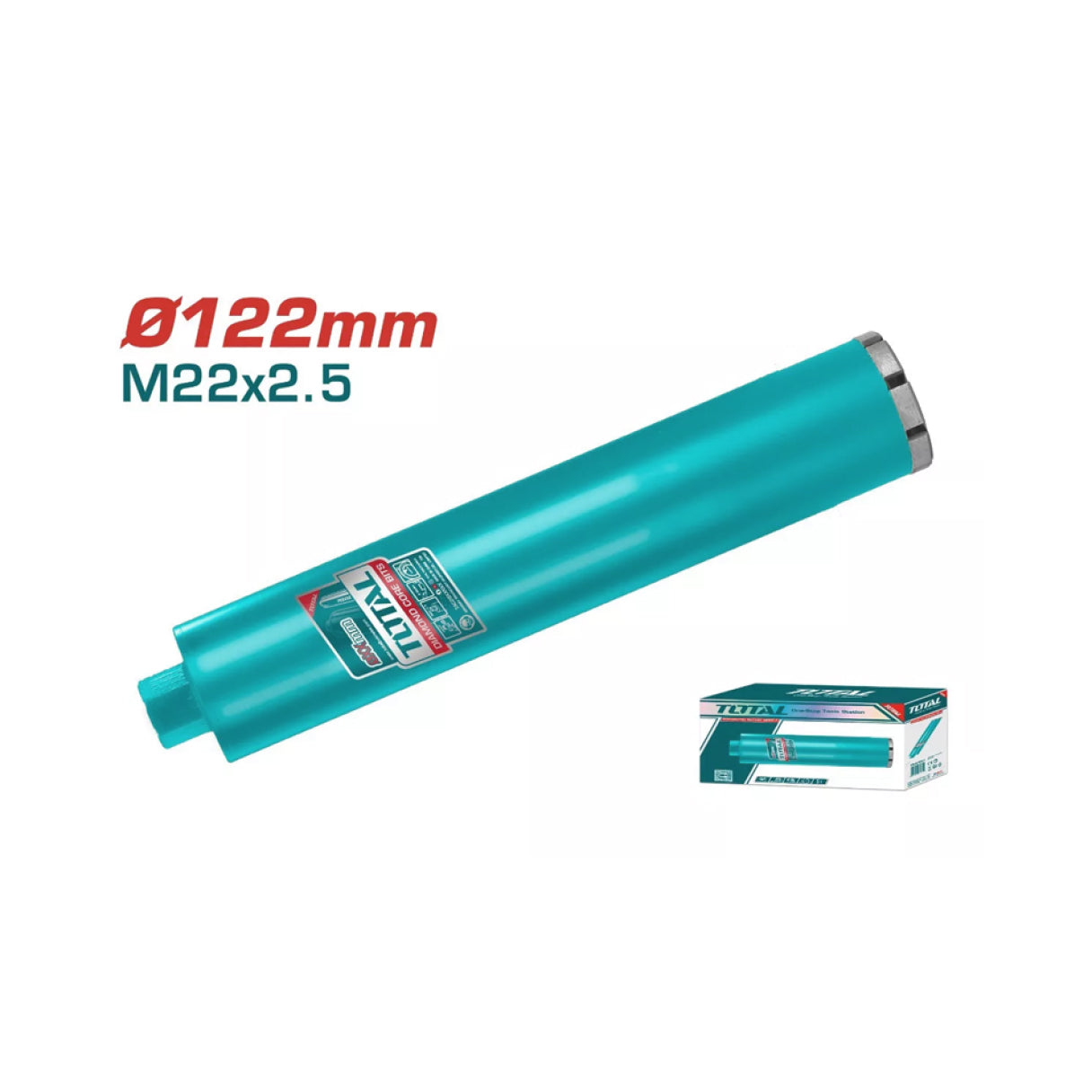 Total Diamond Core Drill Bit - 122mm - TAC2811221