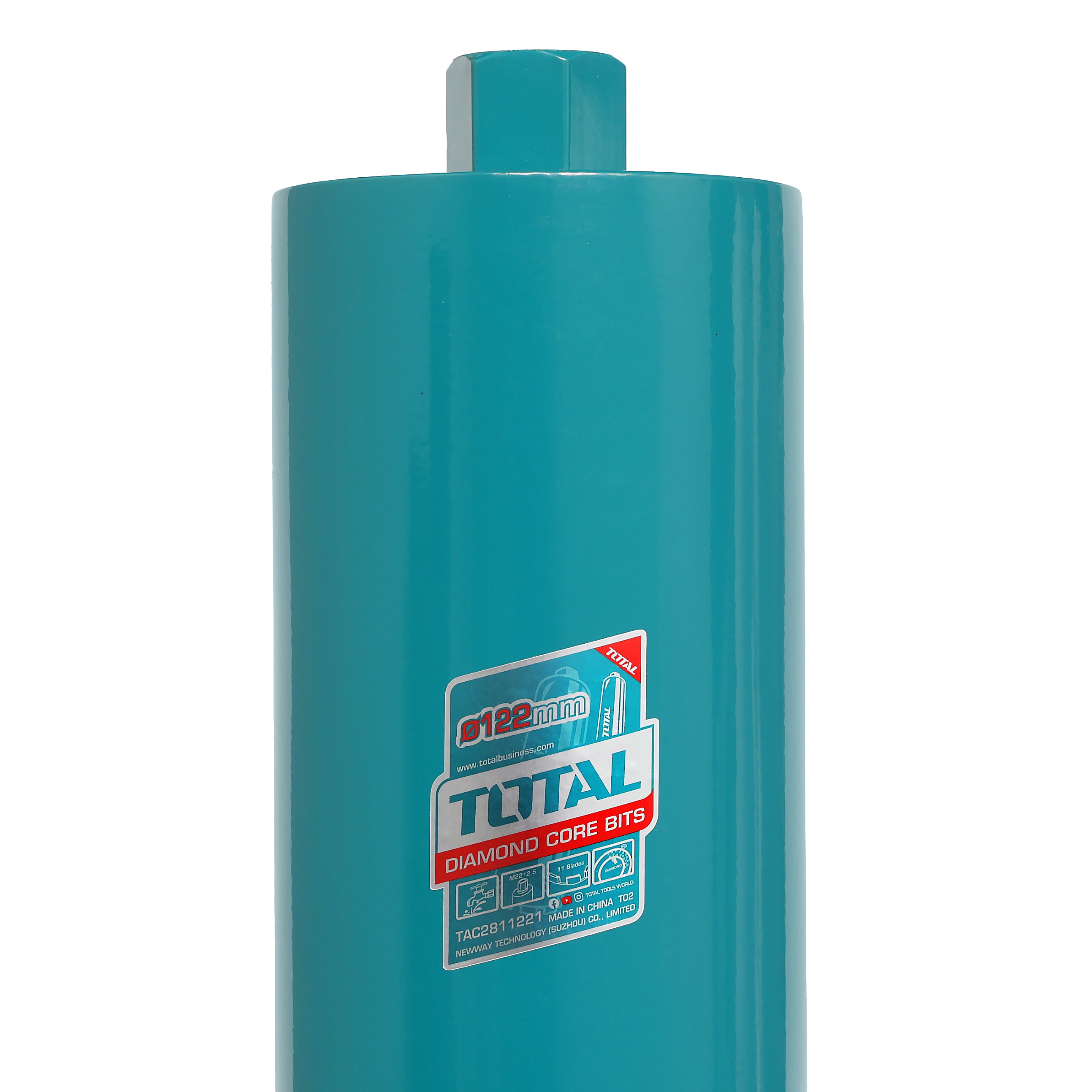 Total Diamond Core Drill Bit - 122mm - TAC2811221