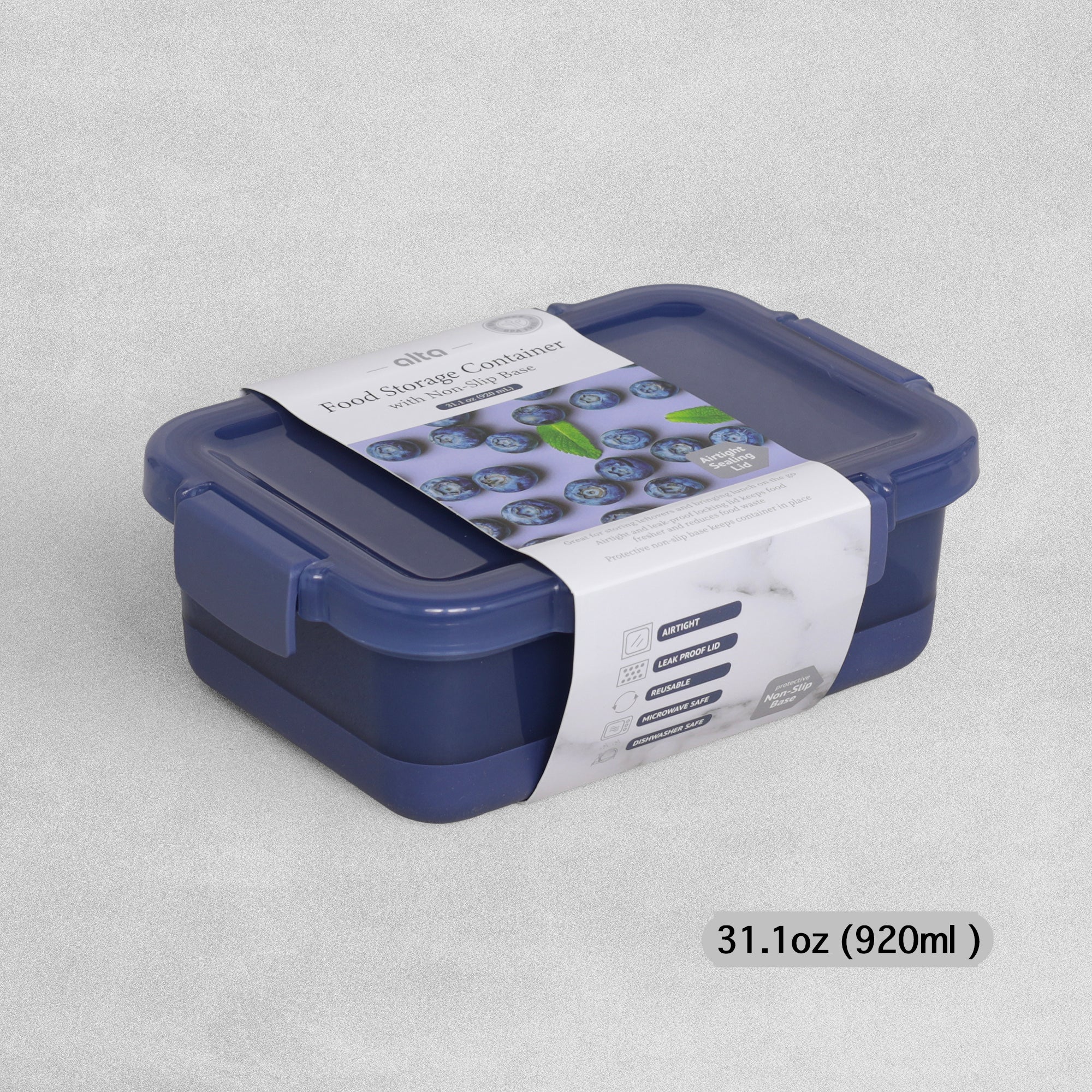 Alta Food Storage Containers non slip base - 2 sizes