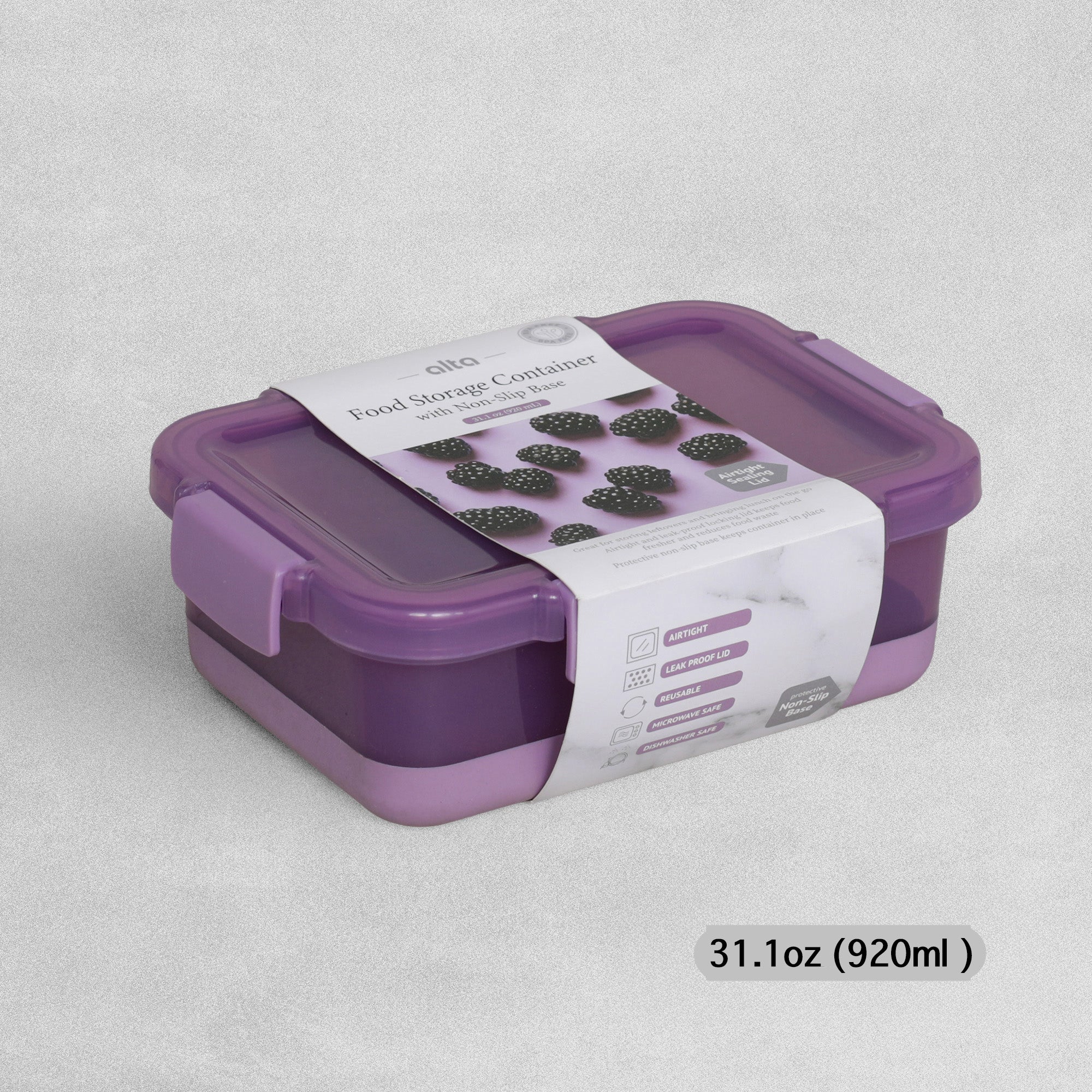 Alta Food Storage Containers non slip base - 2 sizes