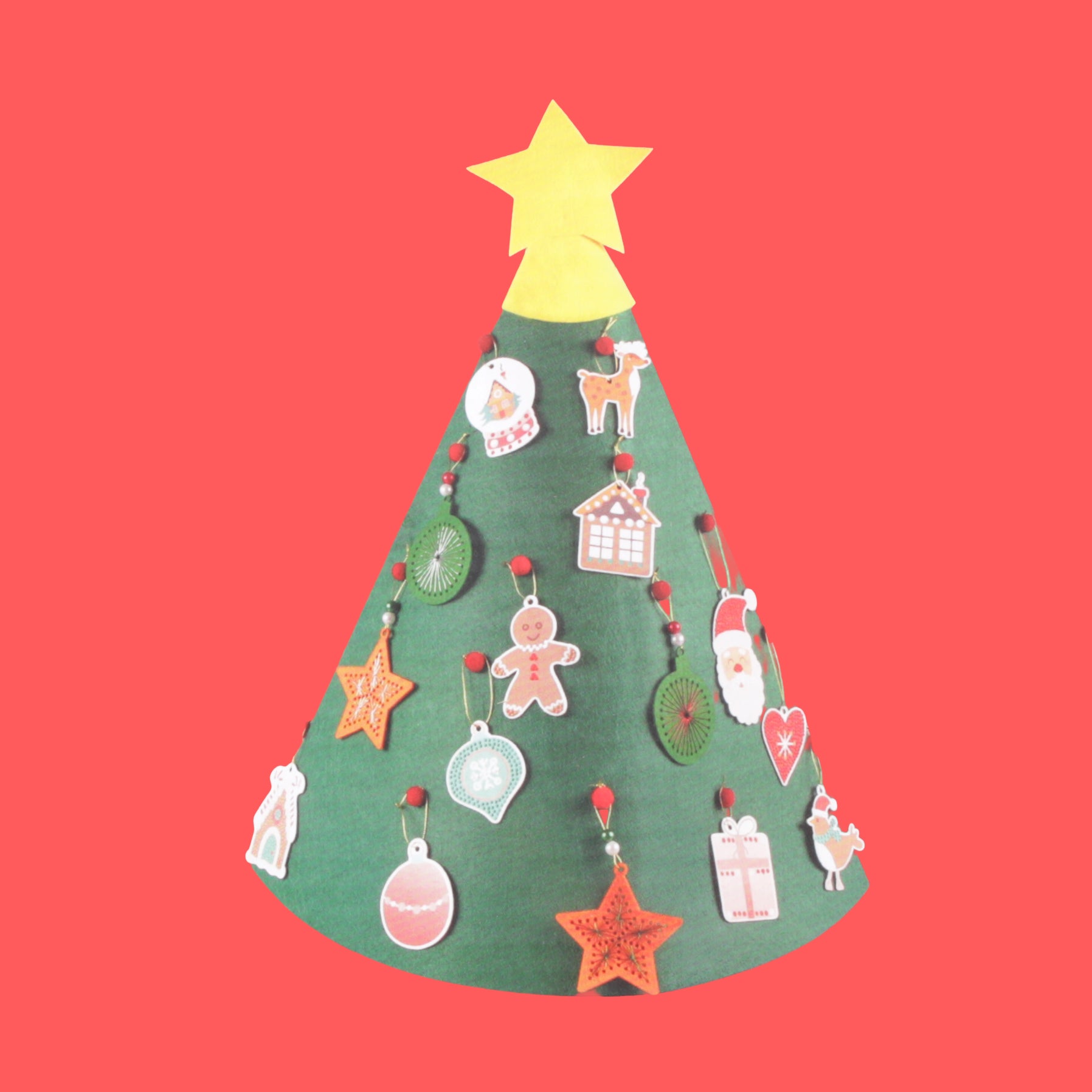 Felt Christmas Tree Deco Set various design's