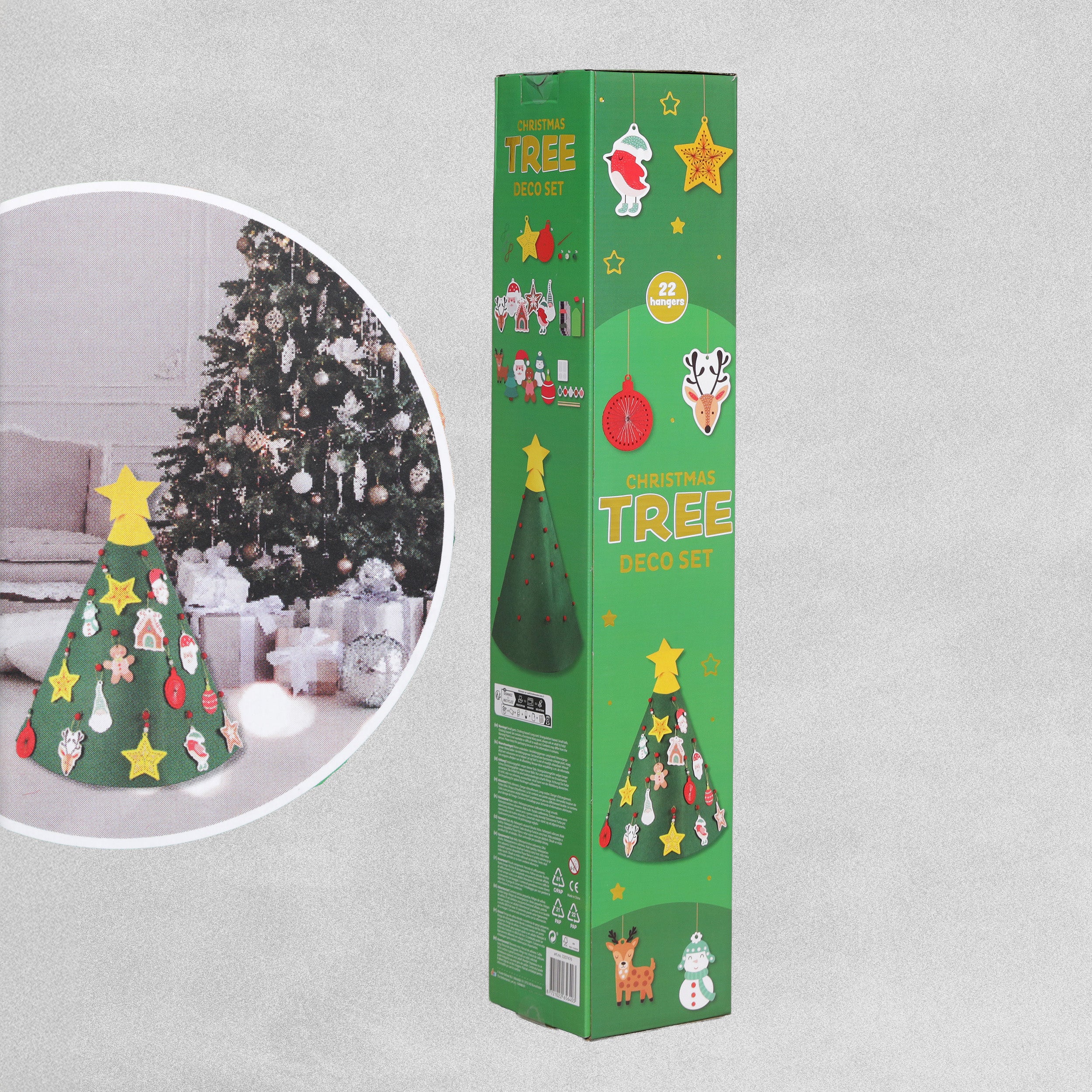 Felt Christmas Tree Deco Set various design's