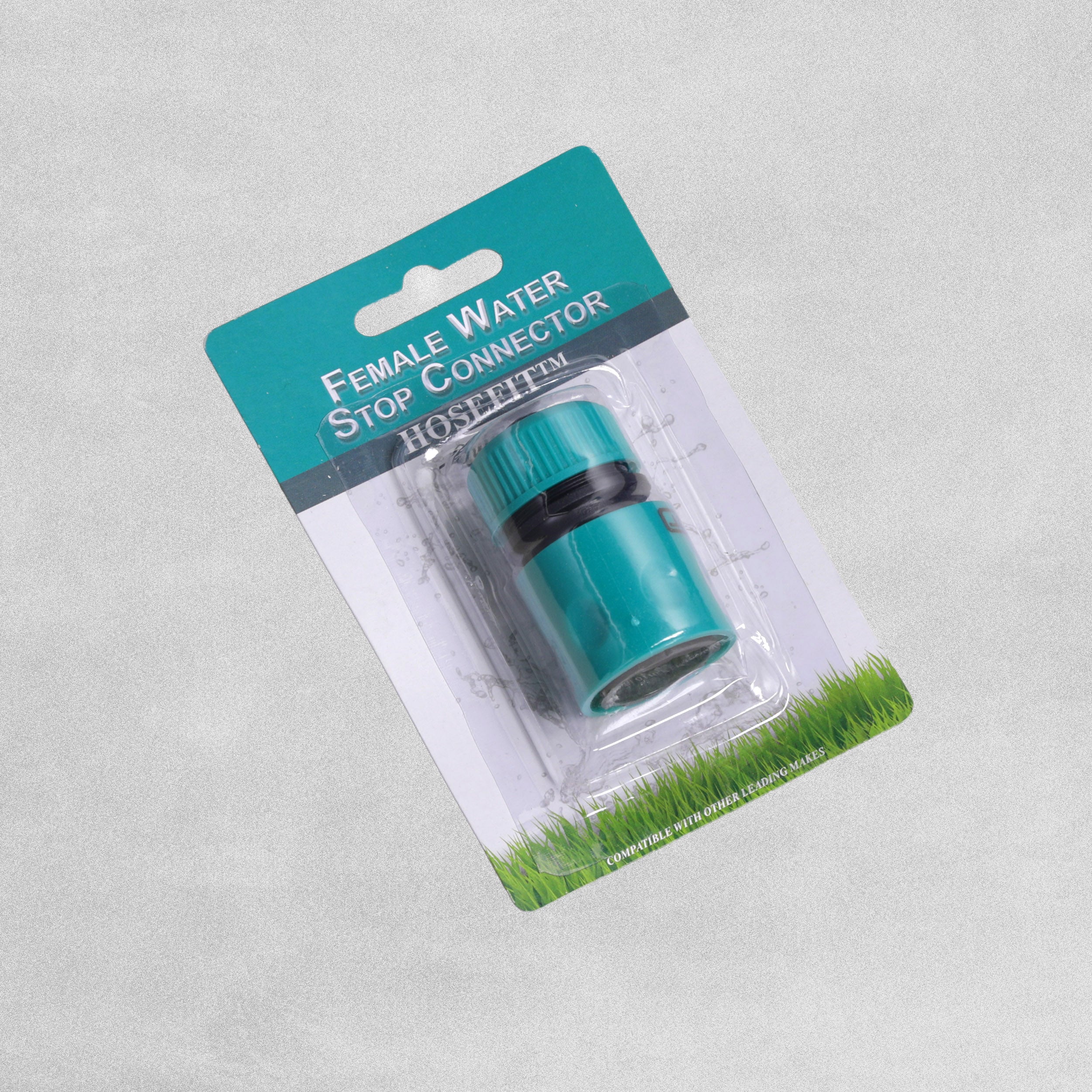 Green Jem HoseFit Female Water Stop Quick Fix Connector HF3