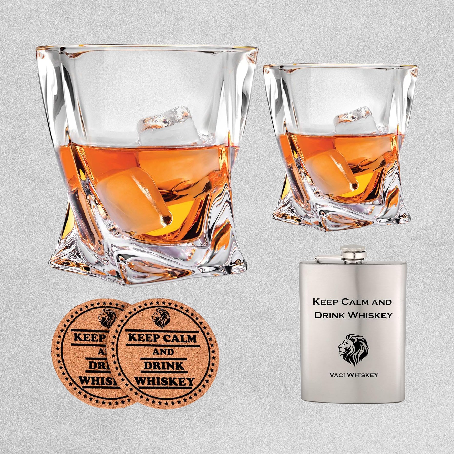 'Twist' Glass Whiskey Gift Set