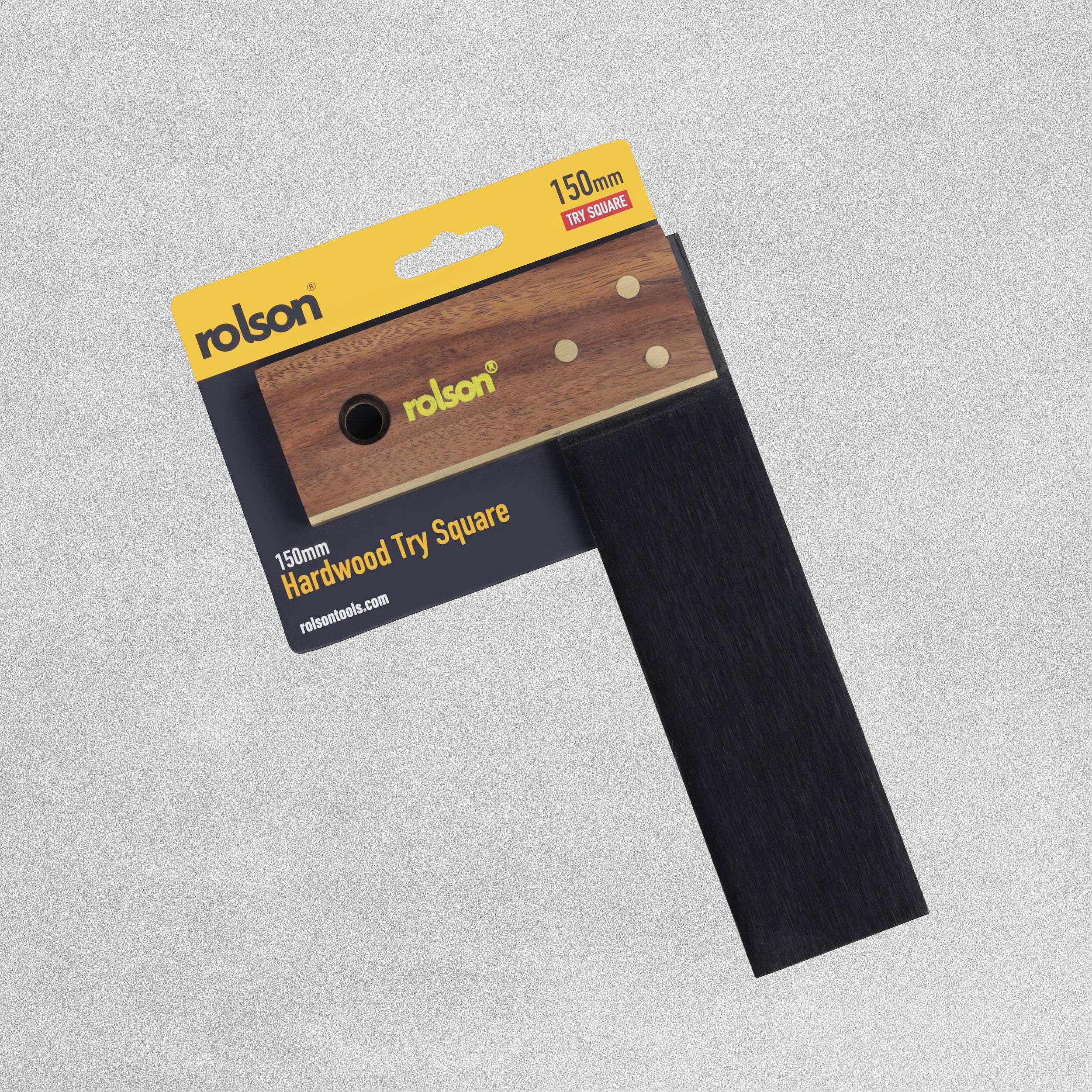 Rolson 150mm Hardwood Try Square