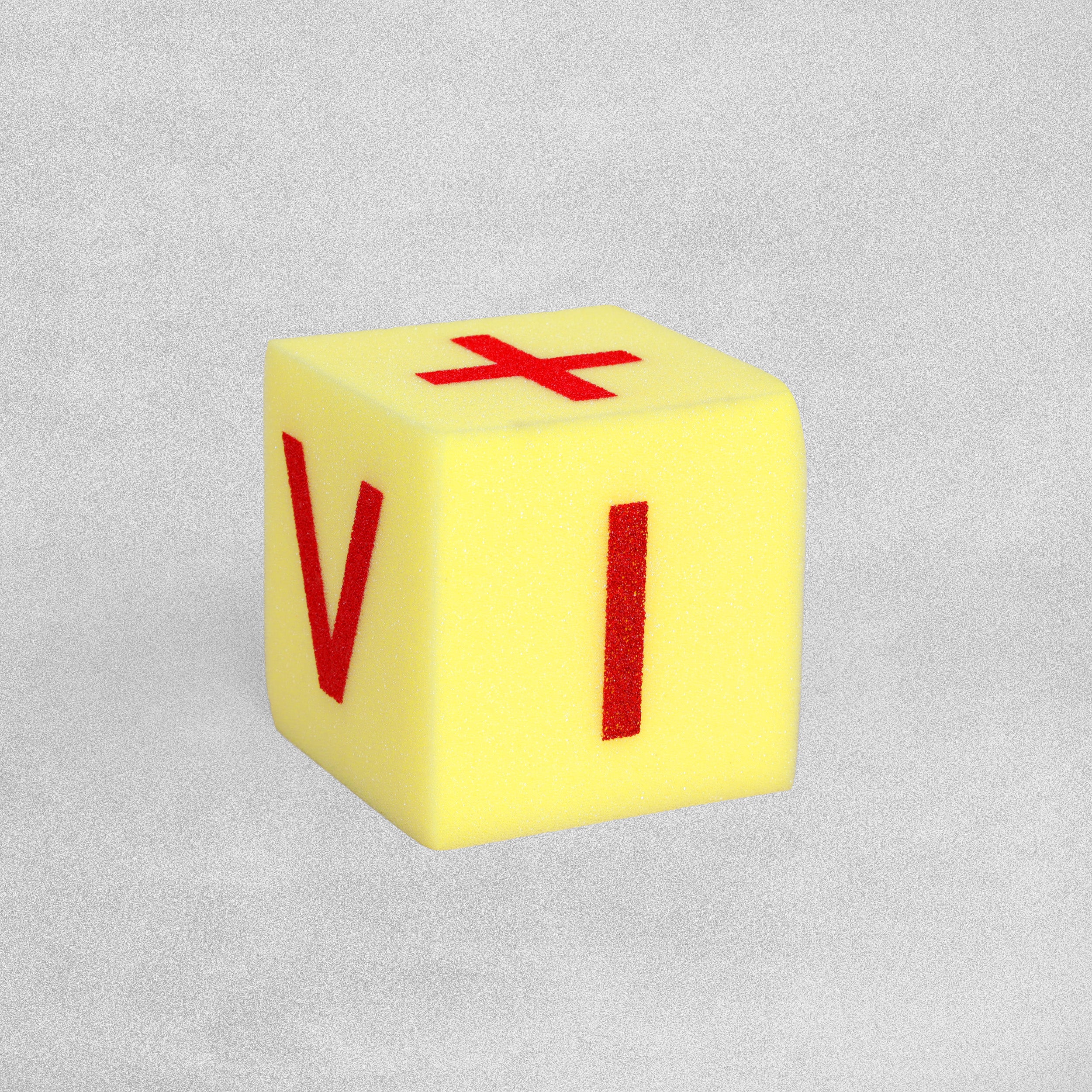 Giant Symbols Dice - soft sponge