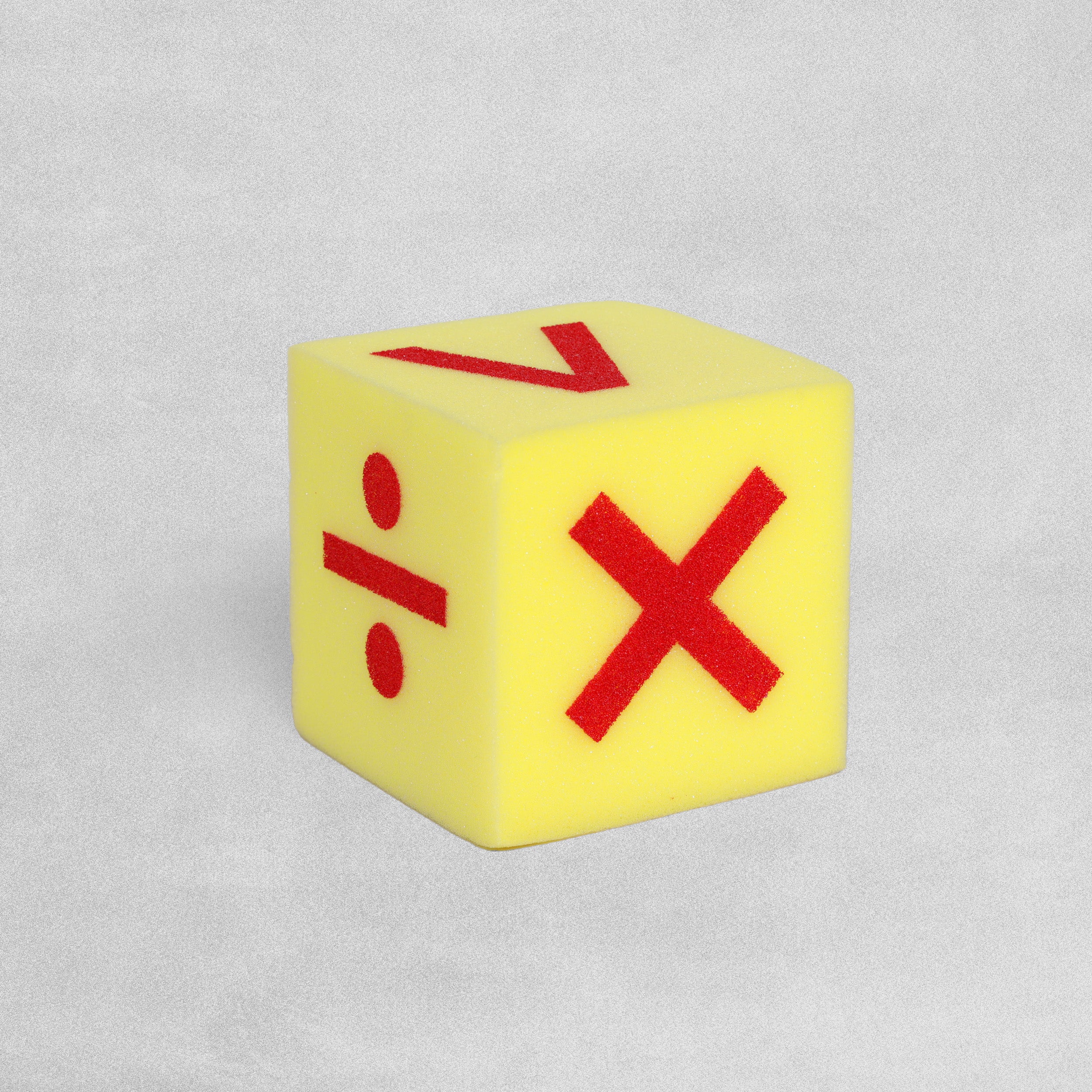 Giant Symbols Dice - soft sponge