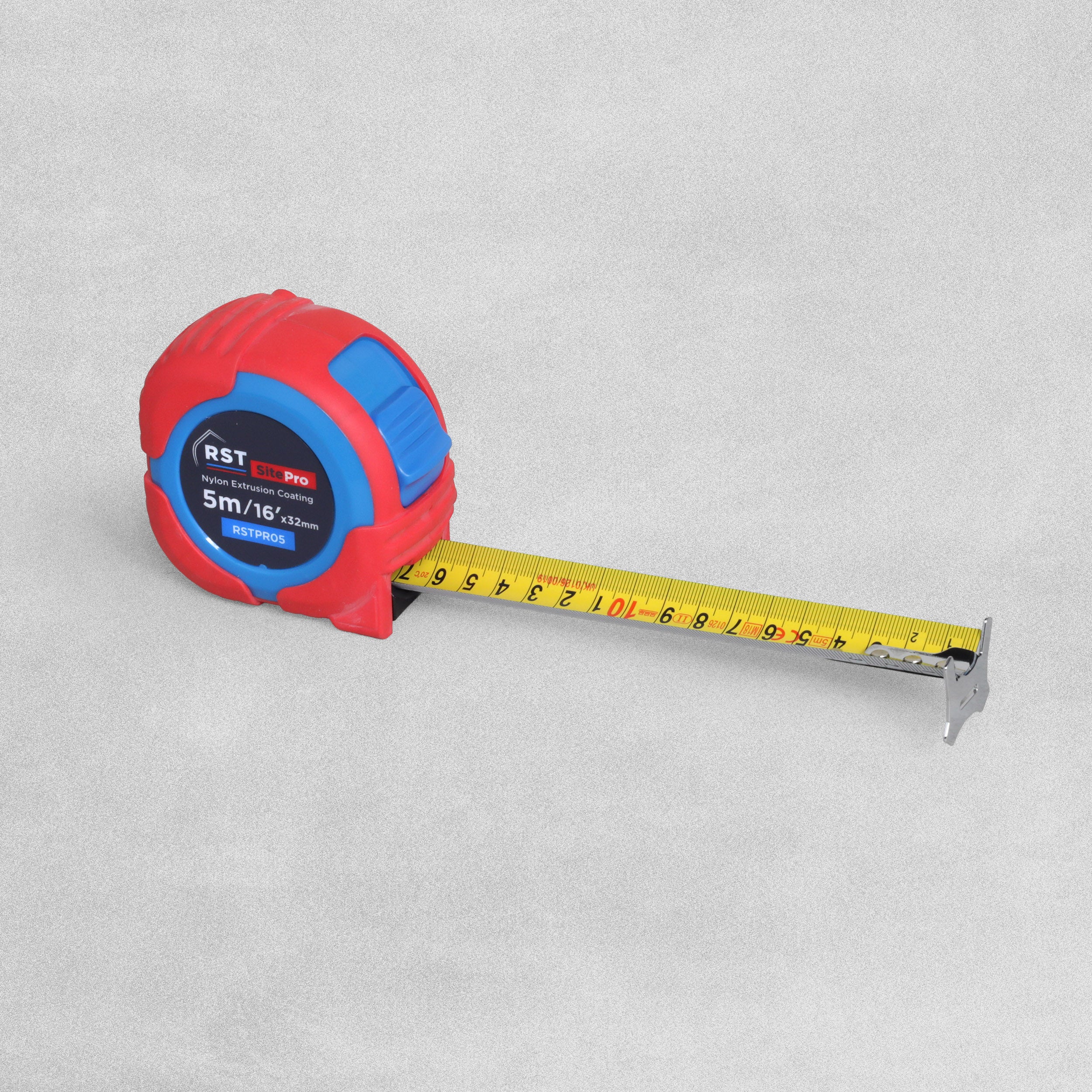 RST Site Pro 5m / 16ft Tape Measure 32mm Width with Belt Clip