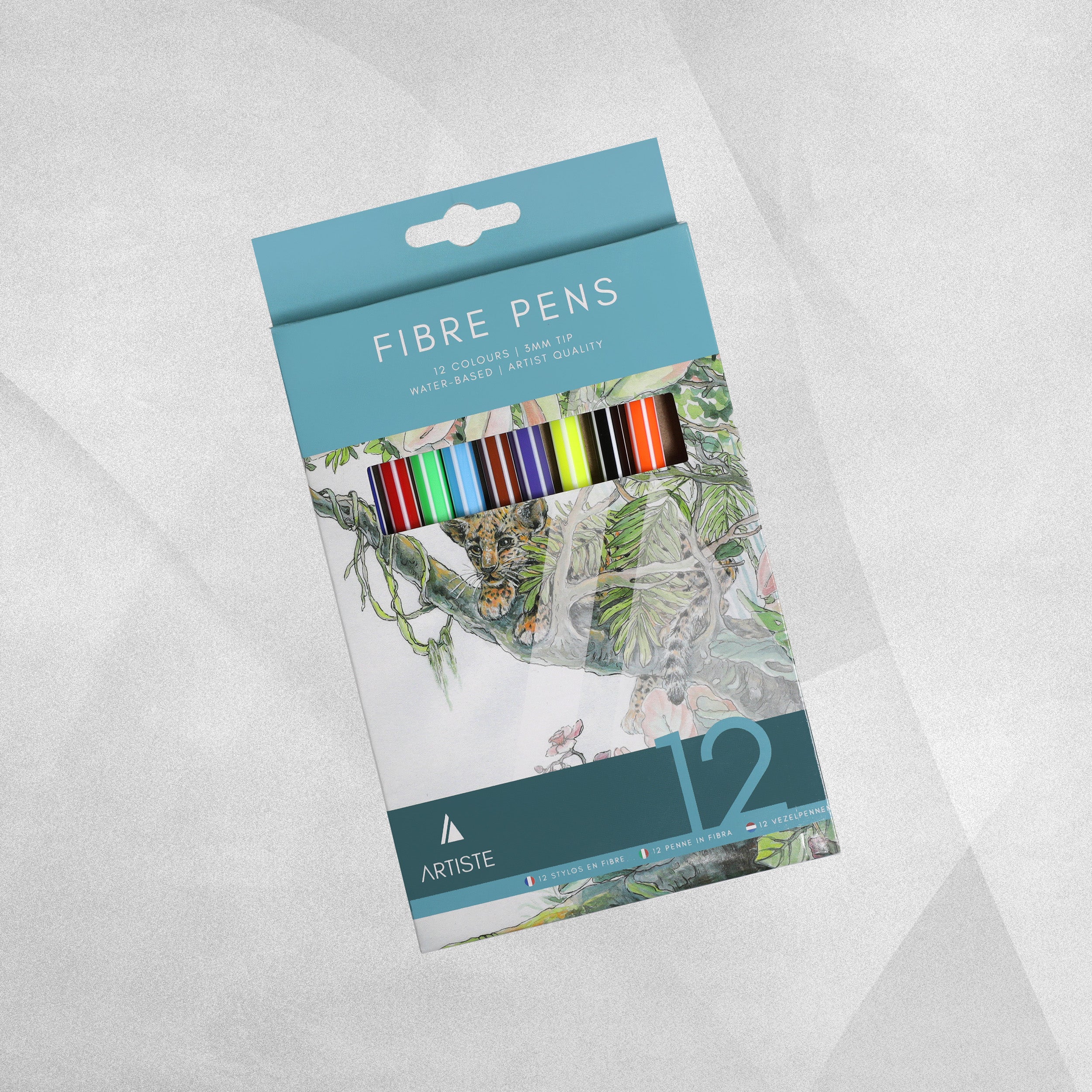 Artiste 12 colouring 3mm pens