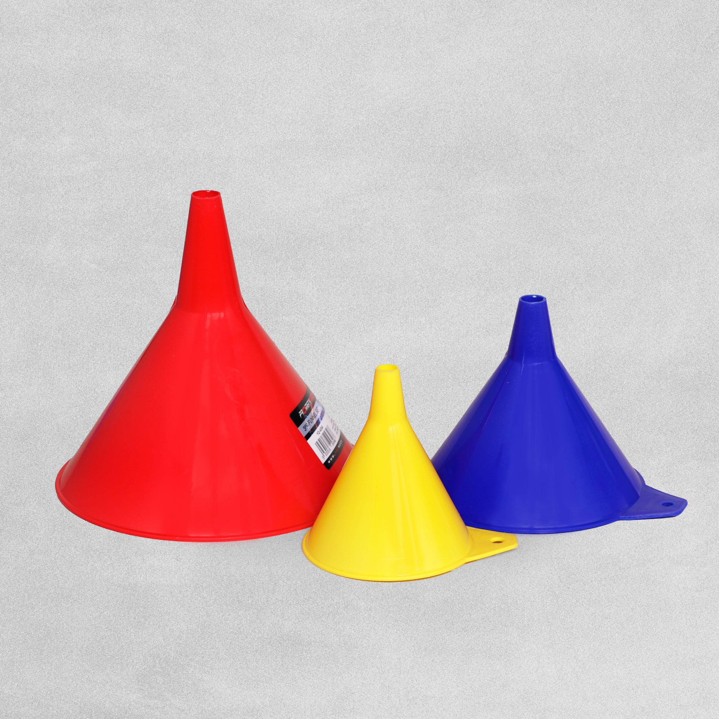 ProMech 3pc Fixed Spout Funnel Set