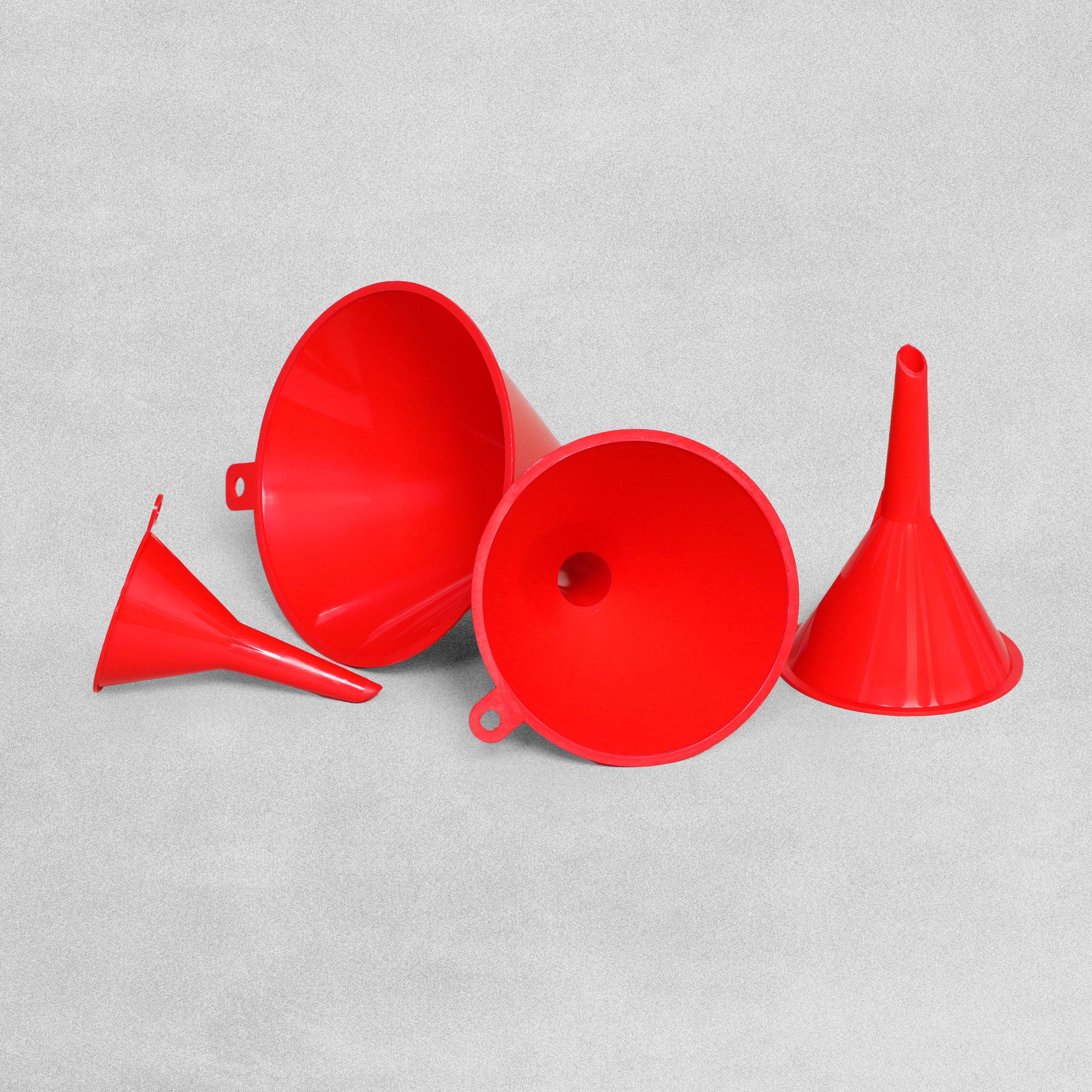 ProMech 4pc Fixed Spout Funnel Set