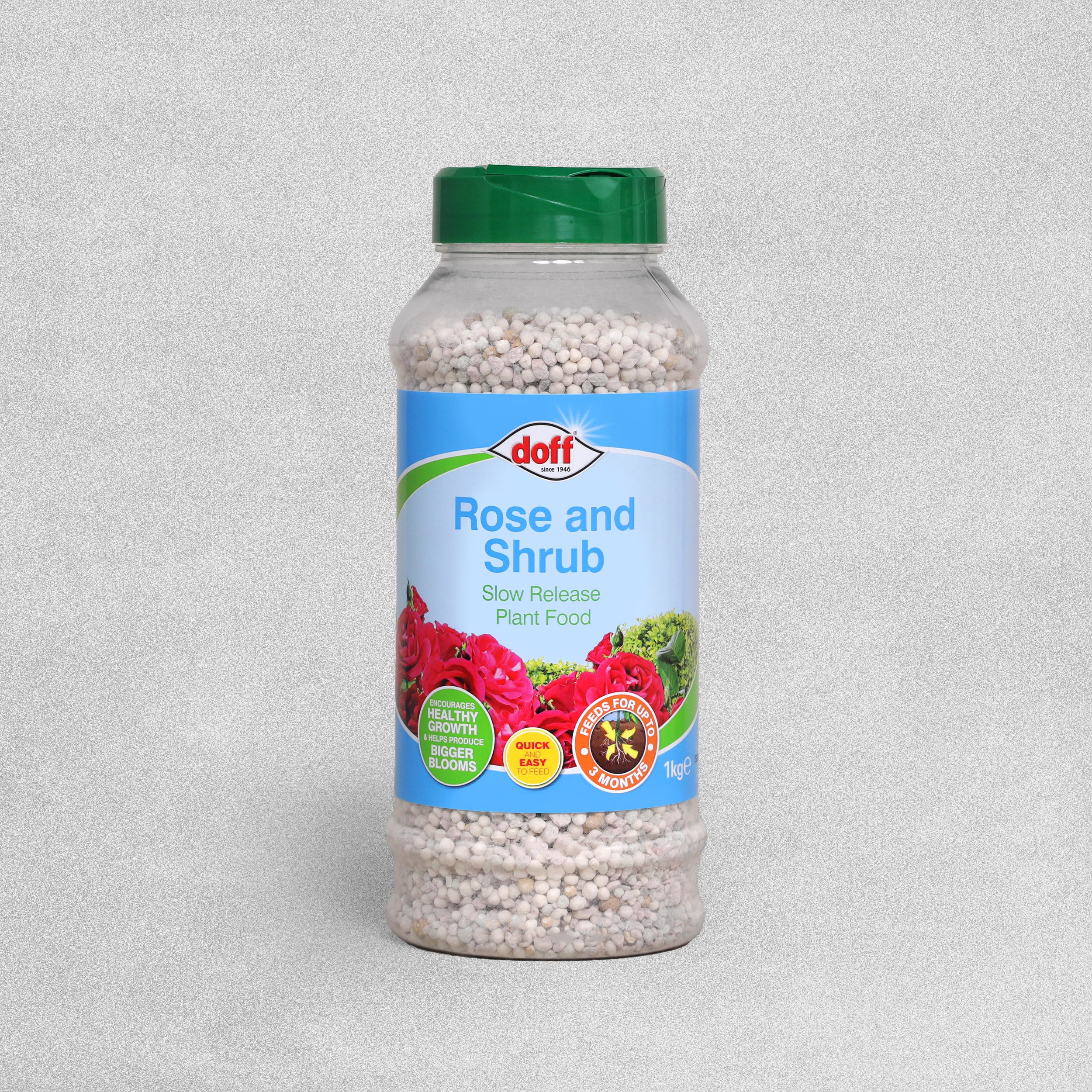 Doff Slow Release Fertiliser Granules Rose & Shrub - 1kg