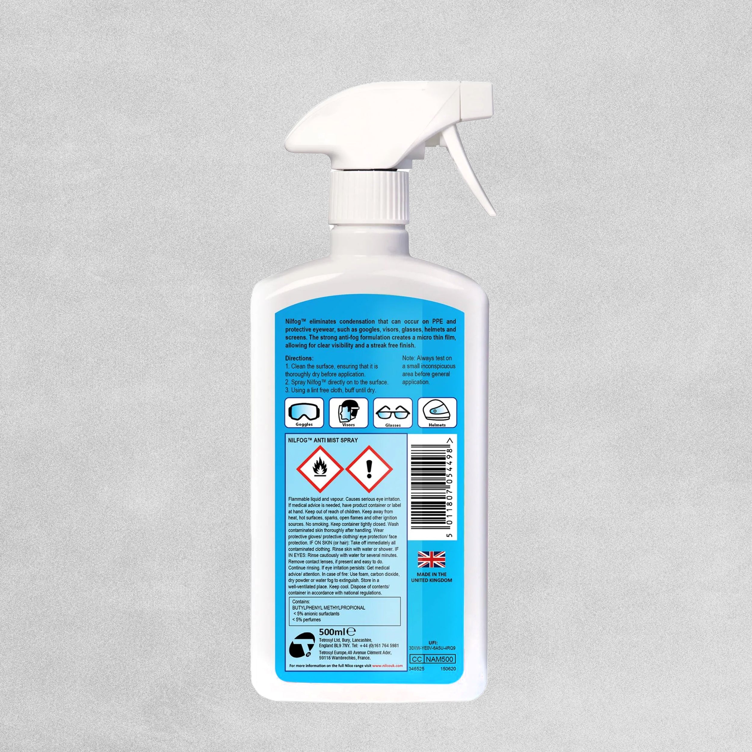 Nilfog PPE Anti Mist Spray - 500ml