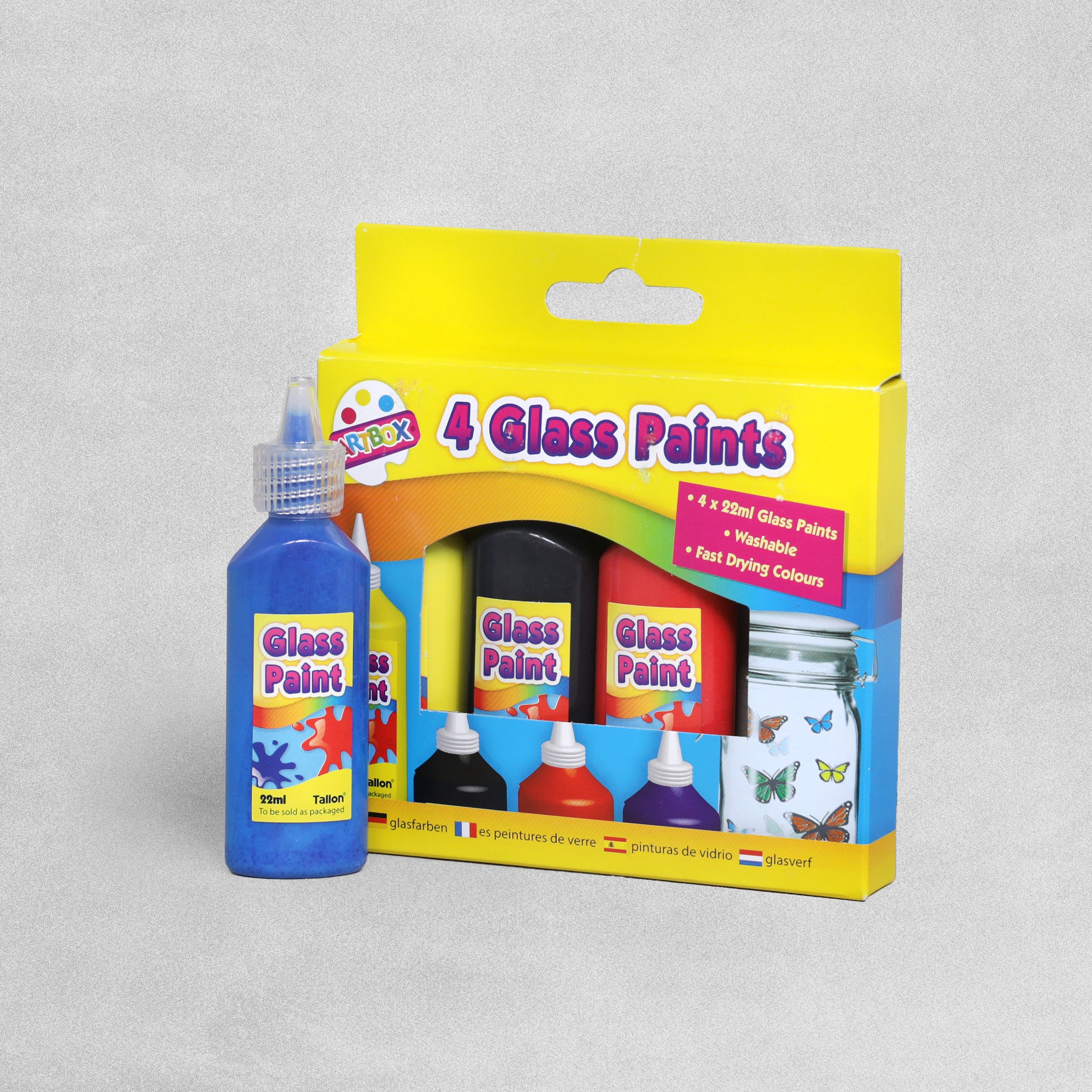 Glass Paints - 4 pack