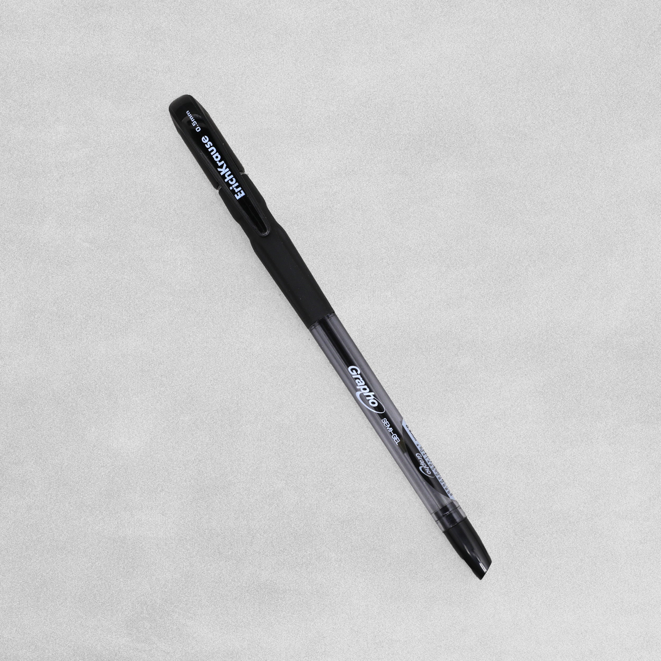Erich Krause Grapho Semi-Gel Ball Pens 12pk Black